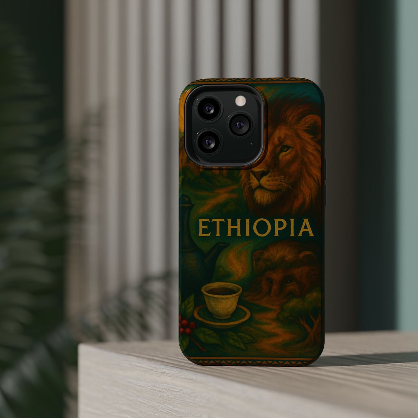 "Reinforced Magnetic Case Ethiopia – Sacred Land and Ancestral Soul"