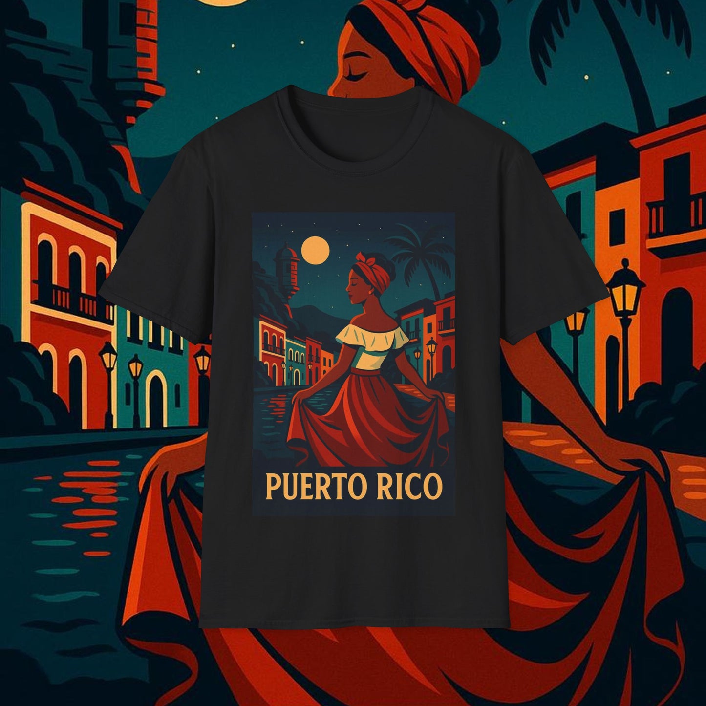 "Camiseta Puerto Rico – Ritmo, alma y color caribeño"