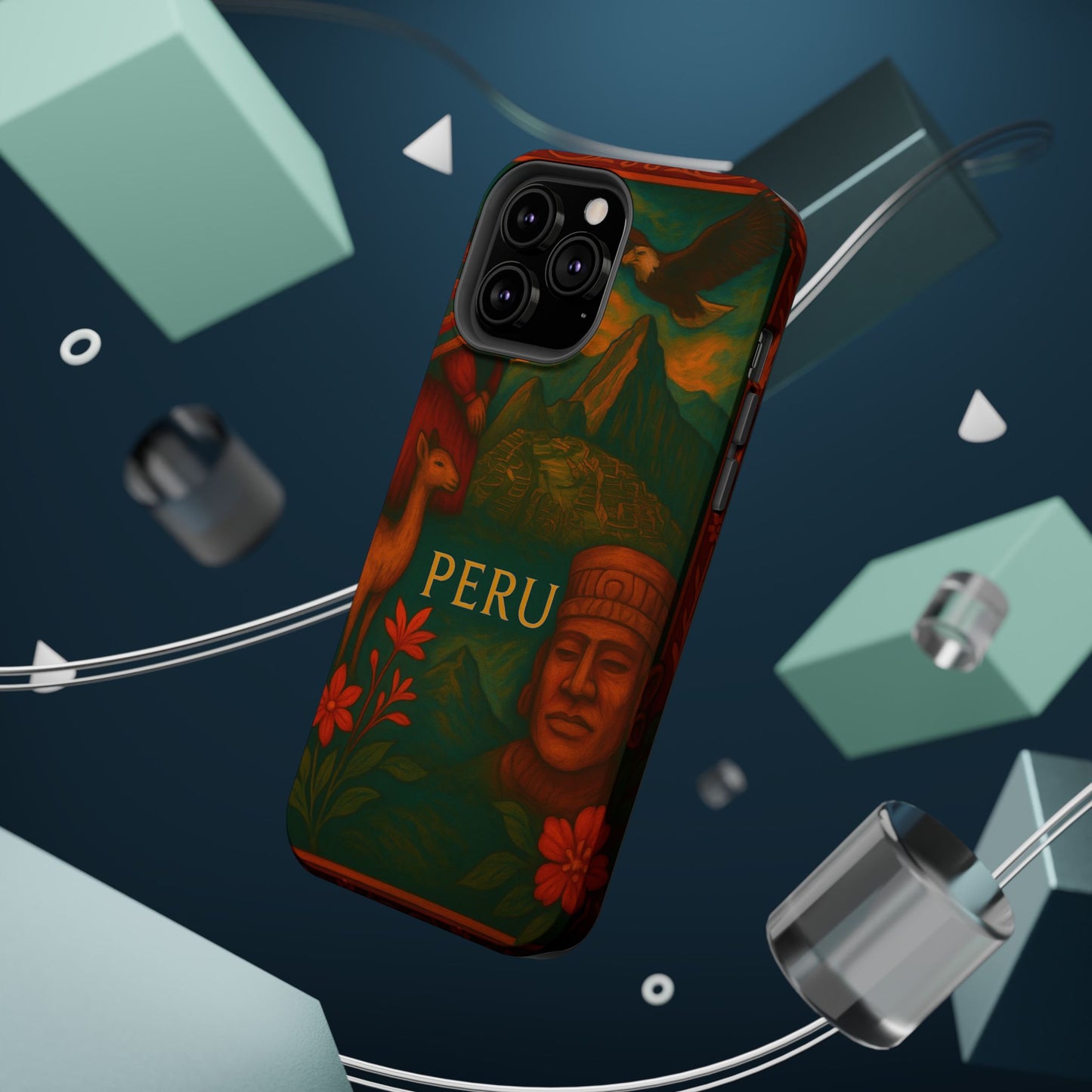 "Funda Magnética Reforzada Perú: Misticismo, Historia y Maravillas Eternas 🏔️🦙🛕"