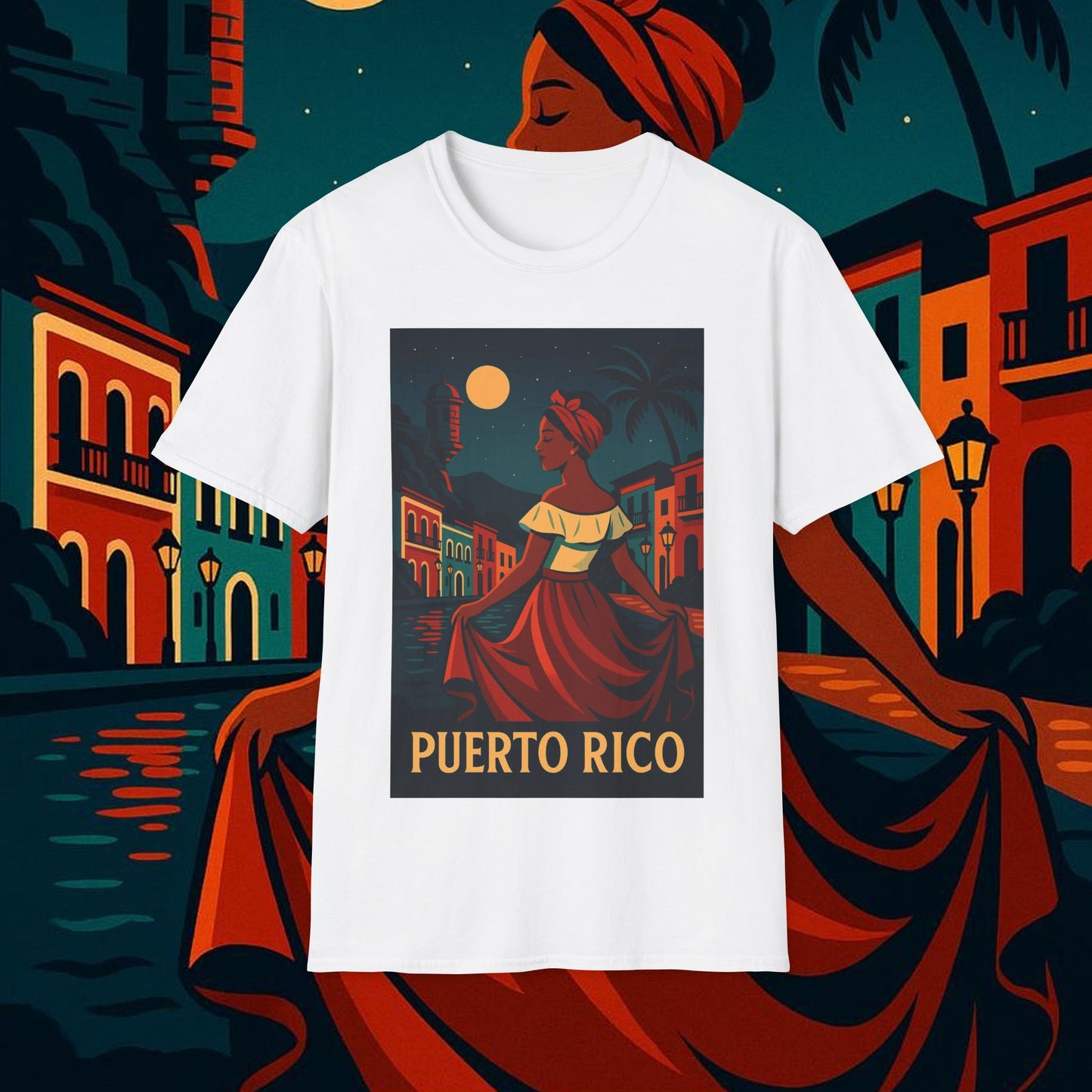"Camiseta Puerto Rico – Ritmo, alma y color caribeño"