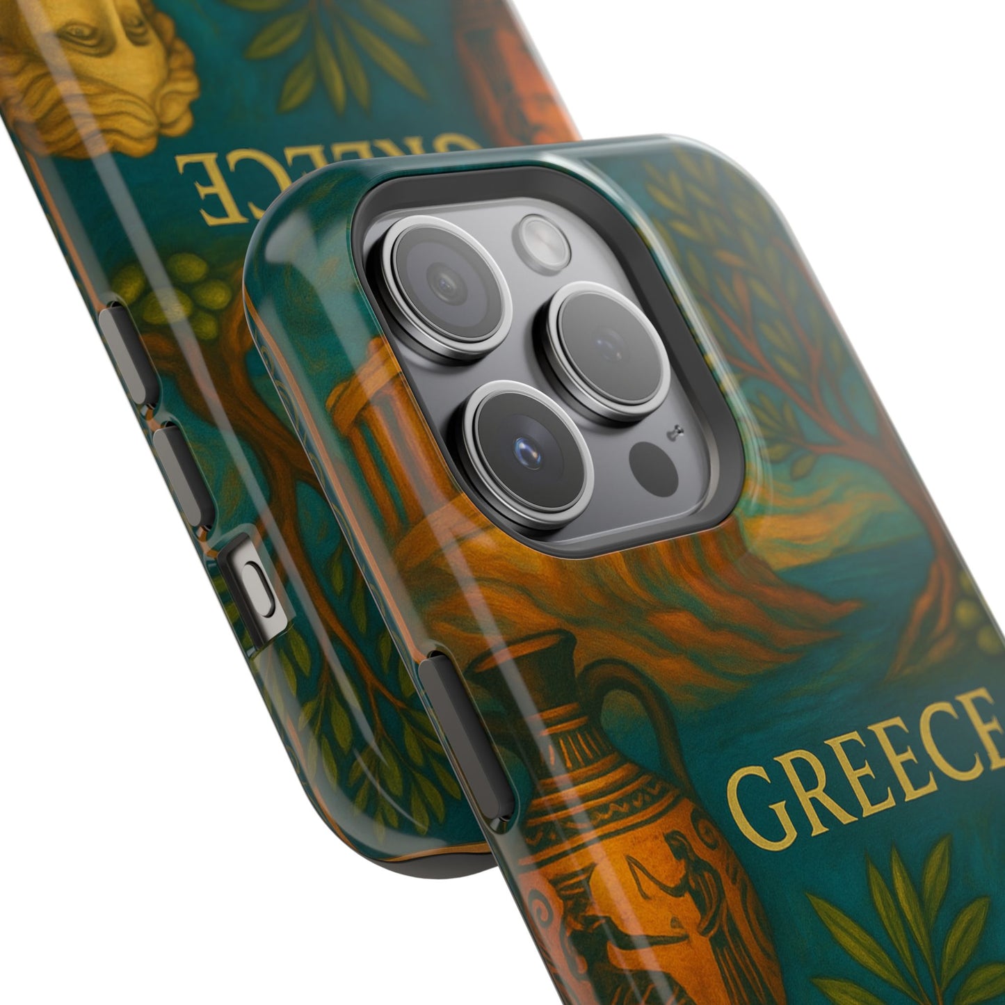 "Funda Magnética Reforzada Magnética Reforzada Grecia: Cuna de Dioses, Maravillas y Filosofía 🌊🏛️⚡"