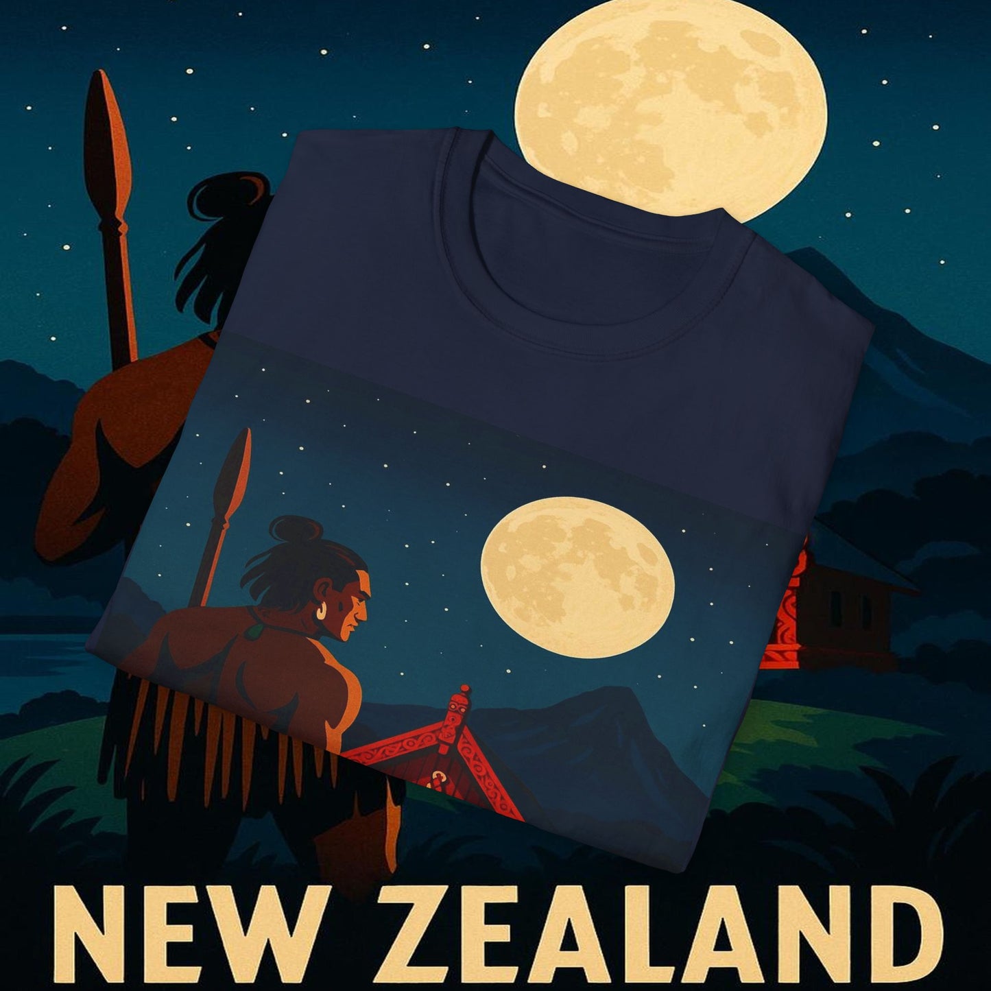 "Camiseta Nueva Zelanda 🏞️ – El paraíso de la naturaleza y la aventura"