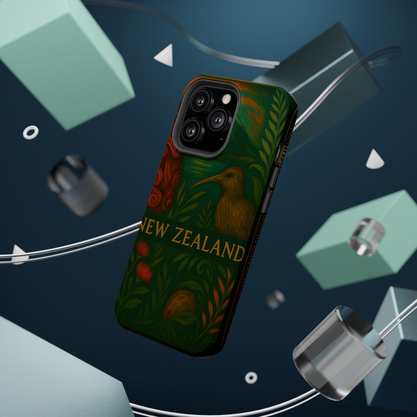 "Funda Magnética Reforzada Magnética Reforzada Nueva Zelanda🏞️ – El paraíso de la naturaleza y la aventura"
