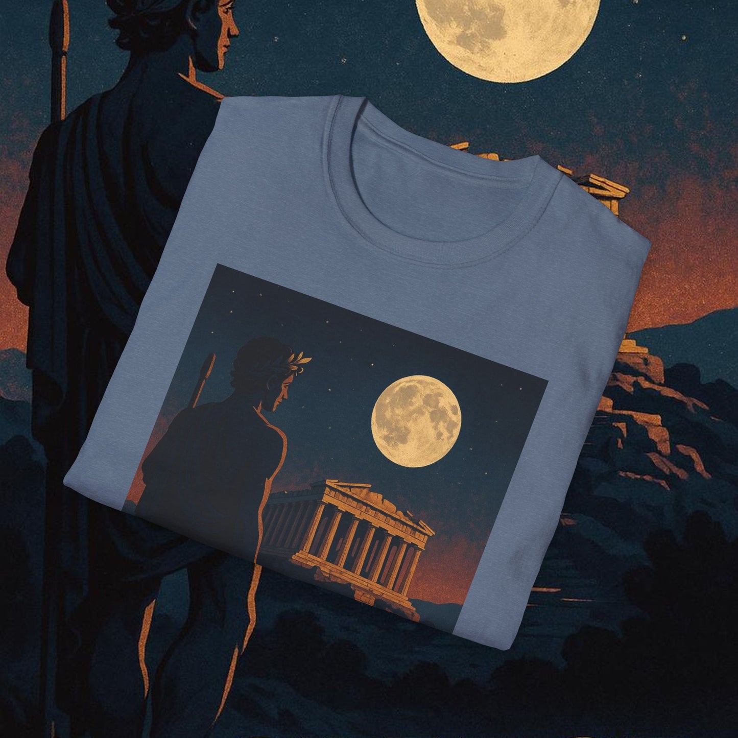 "Camiseta Grecia: Cuna de Dioses, Maravillas y Filosofía 🌊🏛️⚡"