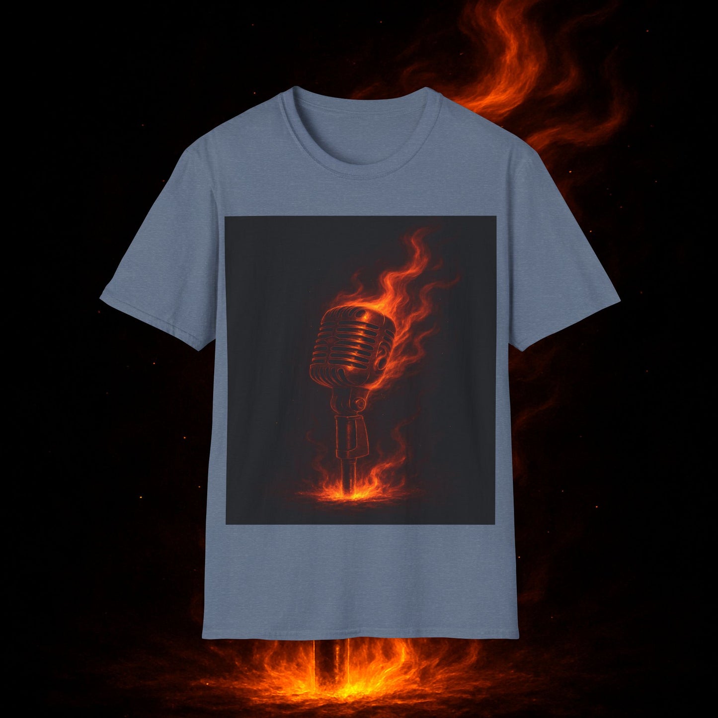 "Camiseta voz 🎤🔥Dilo con fuego. Cántalo con alma.” 🔥🎤