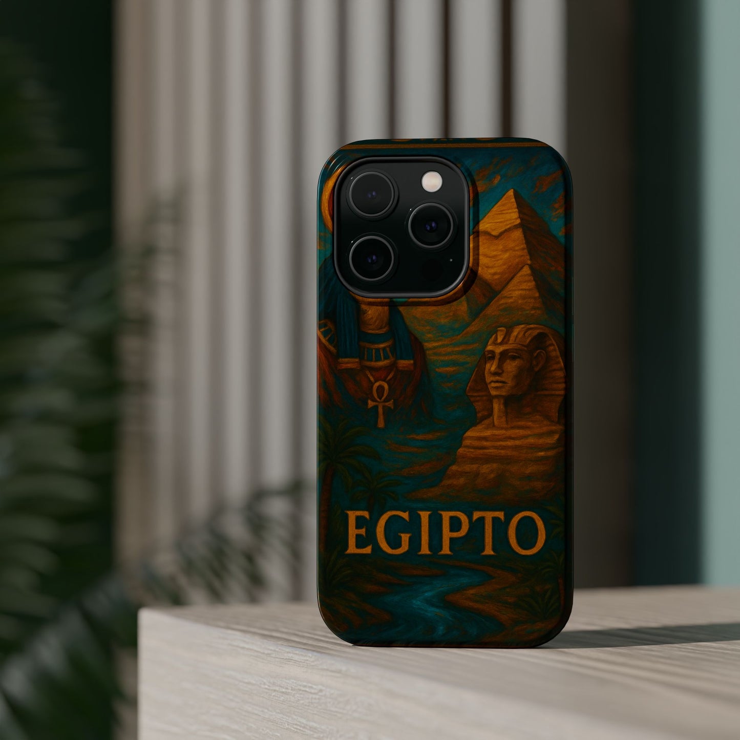 "Funda Magnética Reforzada Egipto Misterio Dorado del Nilo 🏺🌅🐫