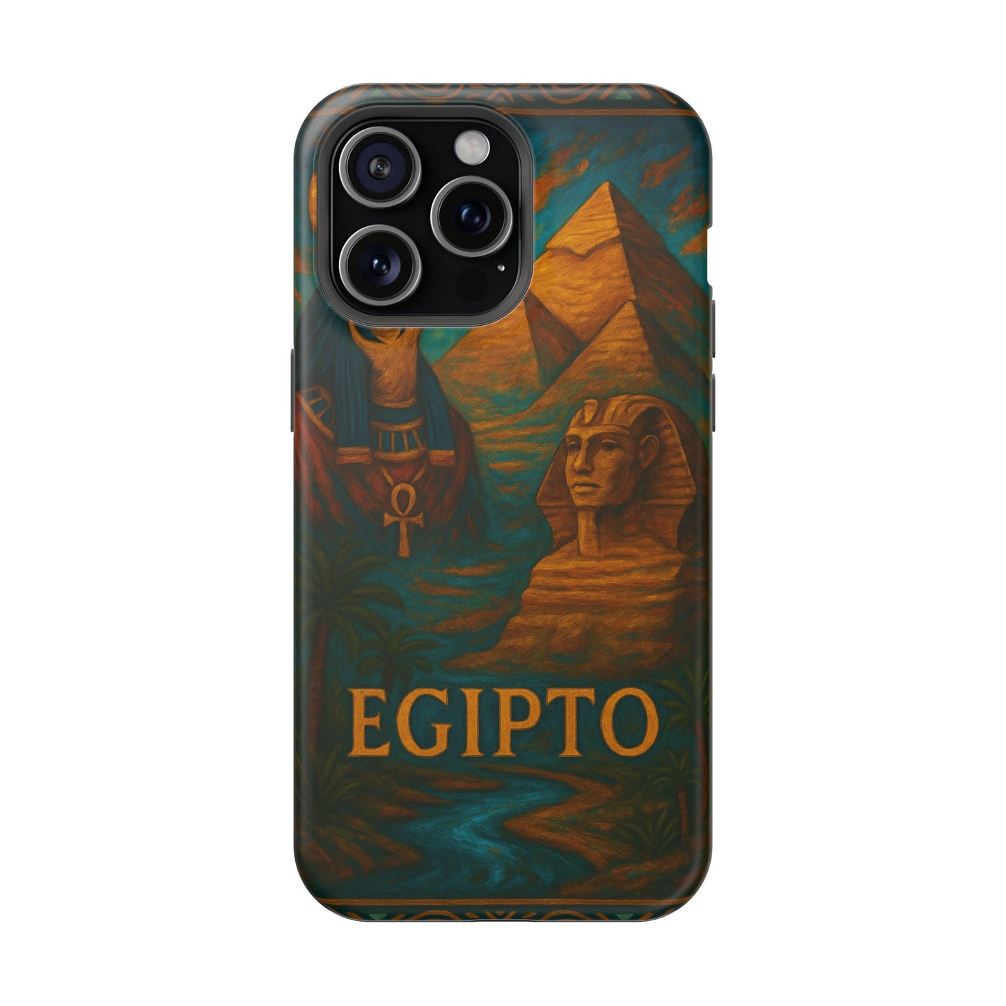 "Funda Magnética Reforzada Egipto Misterio Dorado del Nilo 🏺🌅🐫