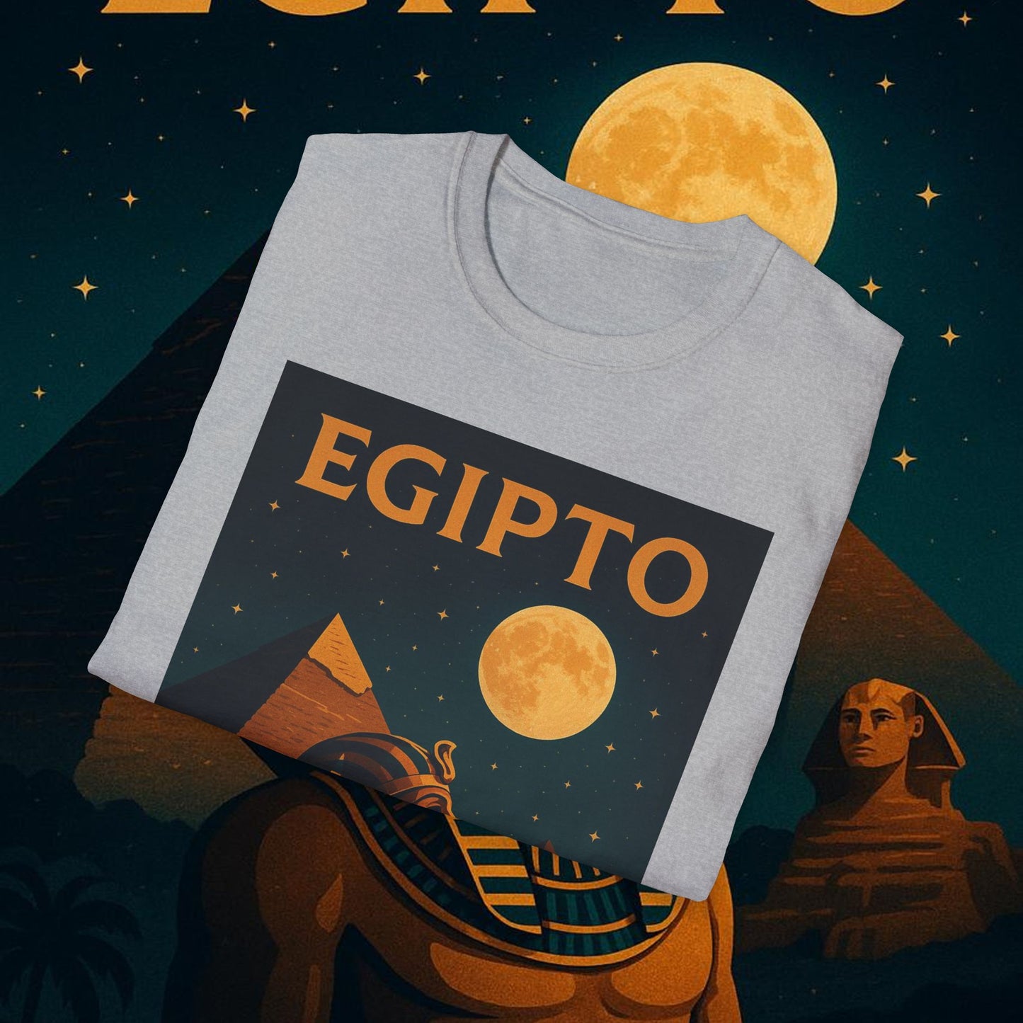 "Camiseta Egipto Misterio Dorado del Nilo 🏺🌅🐫"