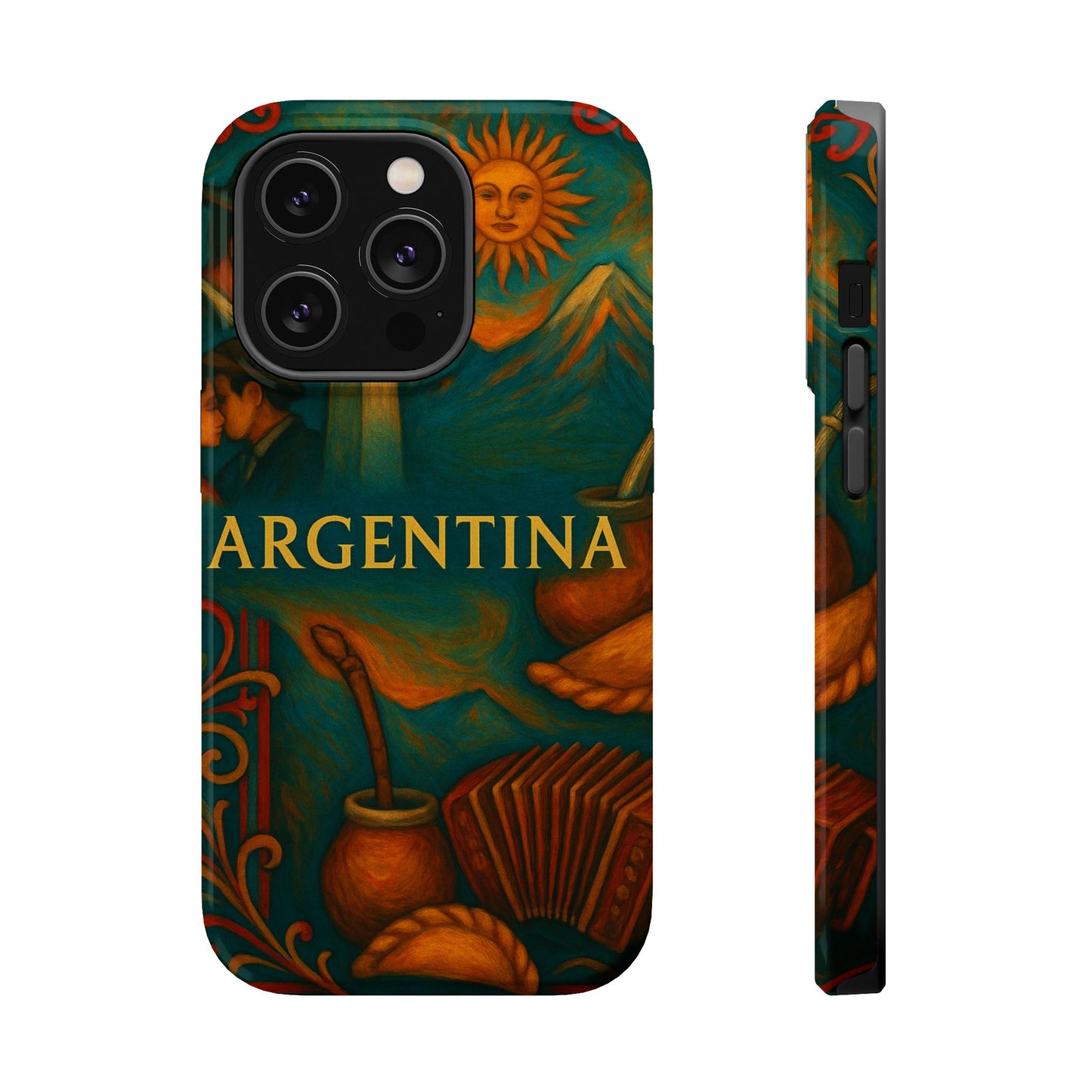 "Funda Magnética Reforzada Argentina: Pasión, Tradición y Tierra de Sueños🔥🏞️"