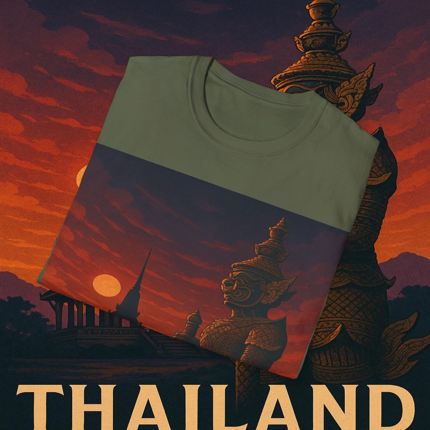 "Camiseta Thailand🌴 – El Reino de las Sonrisas y la Aventura"