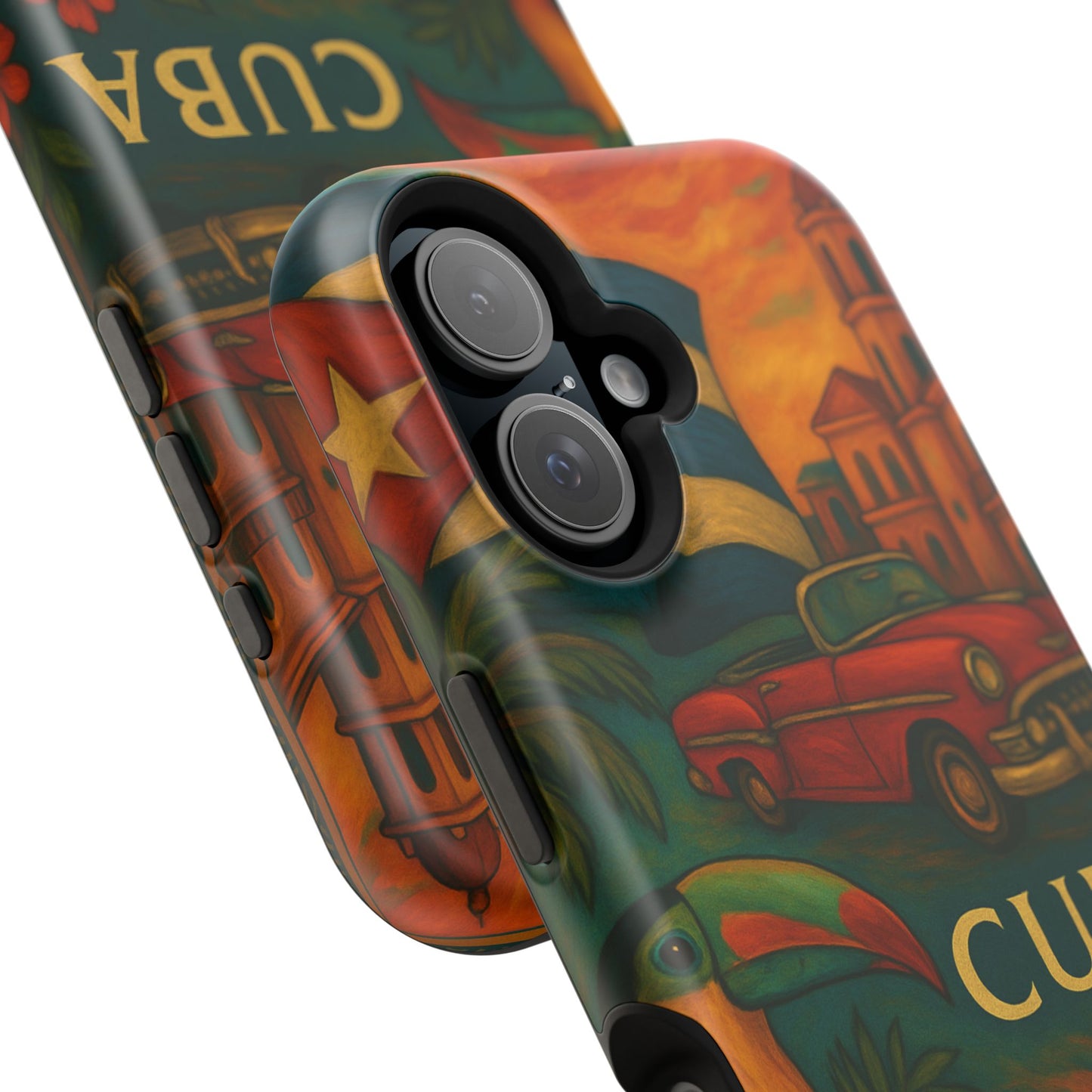 "Reinforced Magnetic Case Reinforced Magnetic Case Cuba: Rhythm, History and Caribbean Charm 🎺🚗🌴"
