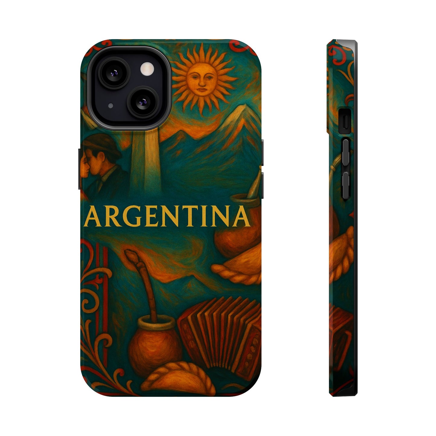 "Funda Magnética Reforzada Argentina: Pasión, Tradición y Tierra de Sueños🔥🏞️"