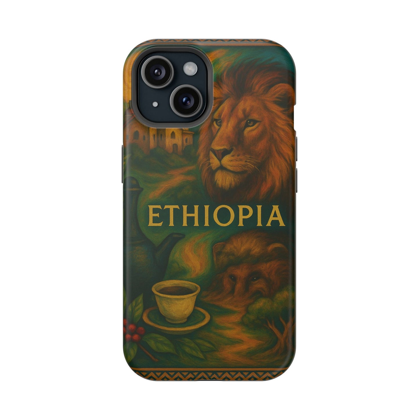 "Reinforced Magnetic Case Ethiopia – Sacred Land and Ancestral Soul"