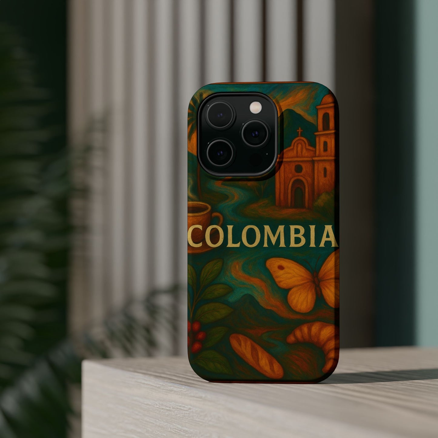 "Funda Magnética Reforzada Colombia: Magia de Colores, Café y Tradición ☕🎨🌄"