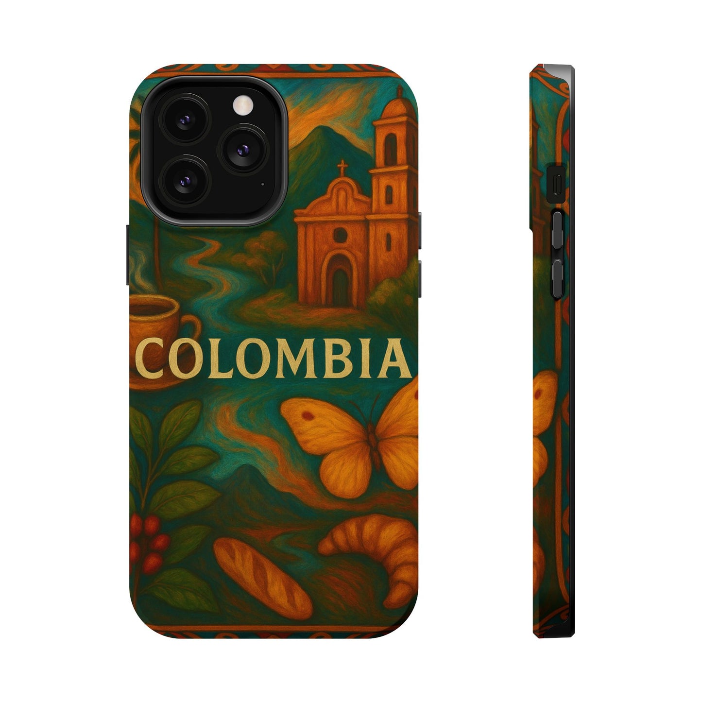 "Funda Magnética Reforzada Colombia: Magia de Colores, Café y Tradición ☕🎨🌄"