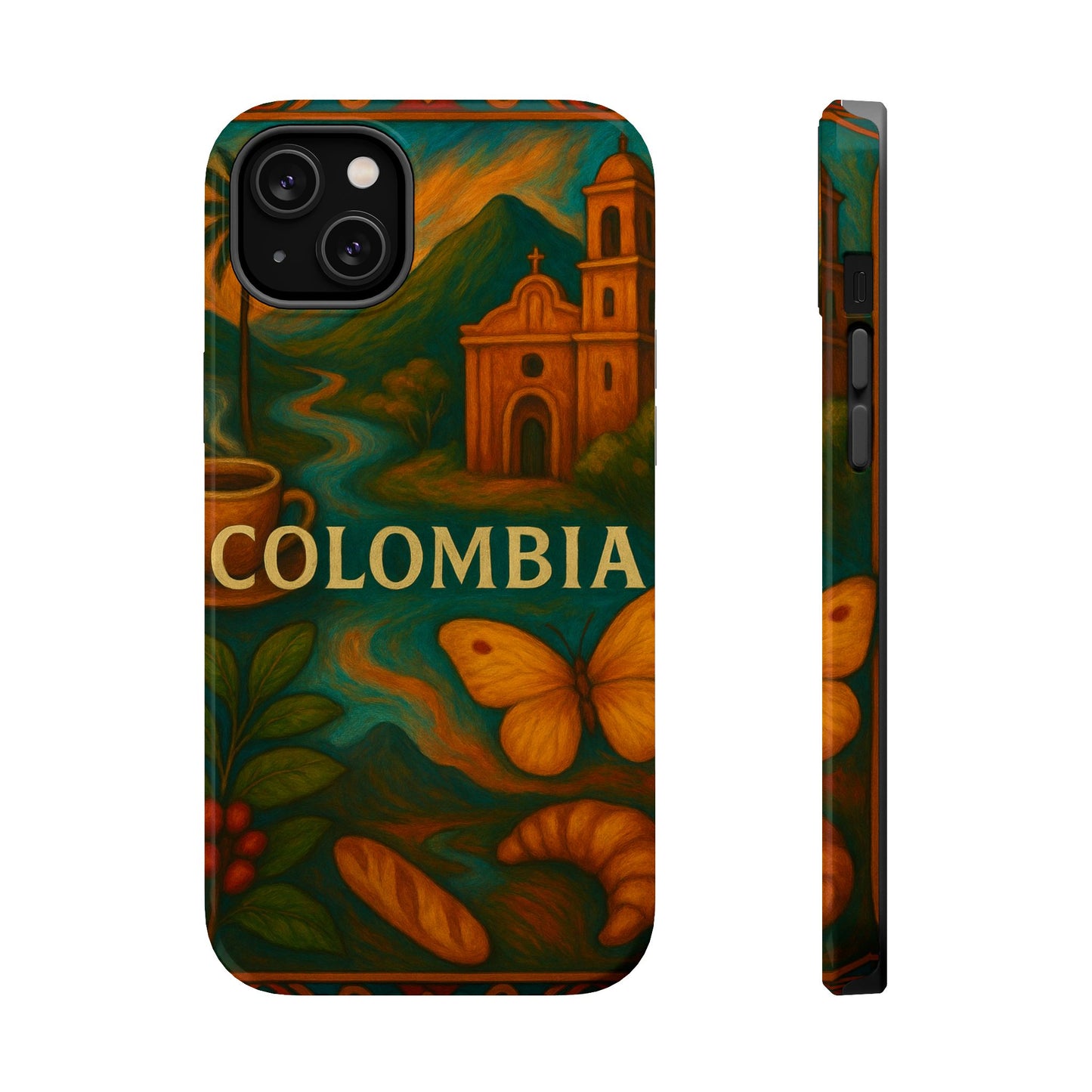 "Funda Magnética Reforzada Colombia: Magia de Colores, Café y Tradición ☕🎨🌄"
