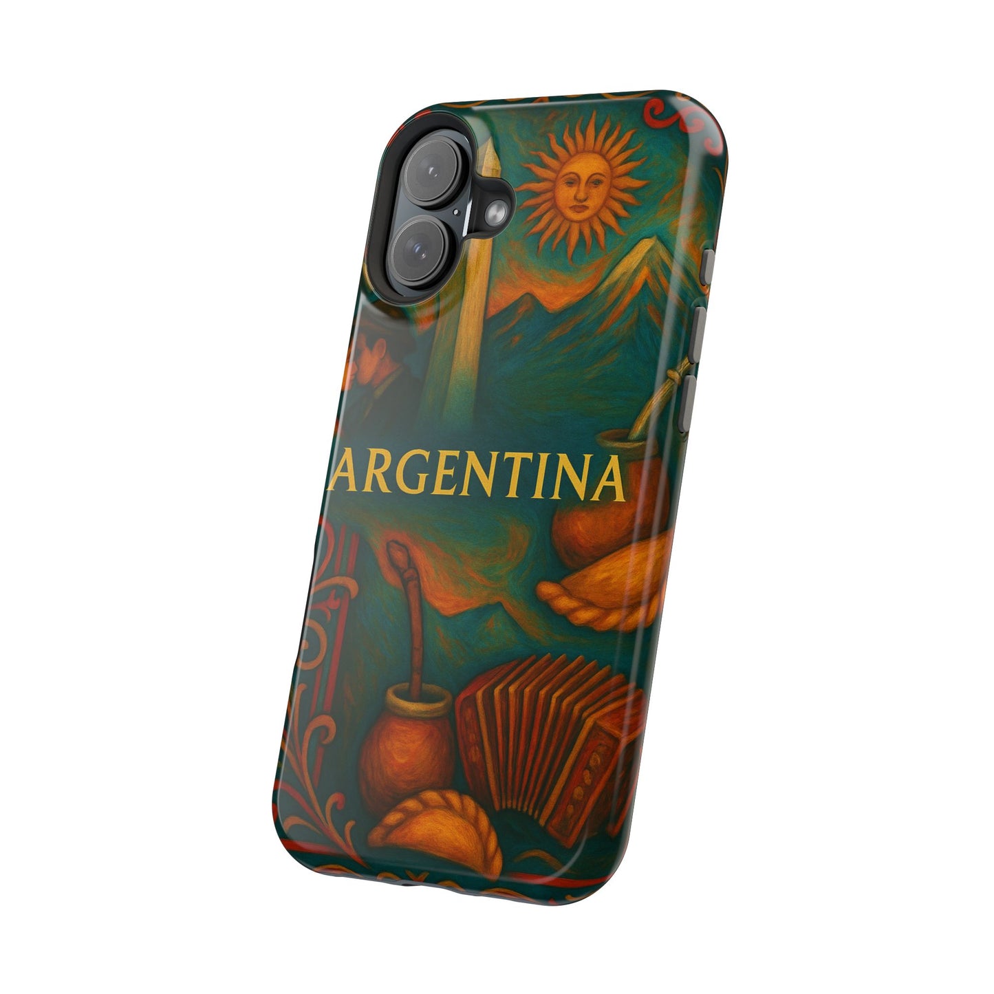 "Funda Magnética Reforzada Argentina: Pasión, Tradición y Tierra de Sueños🔥🏞️"