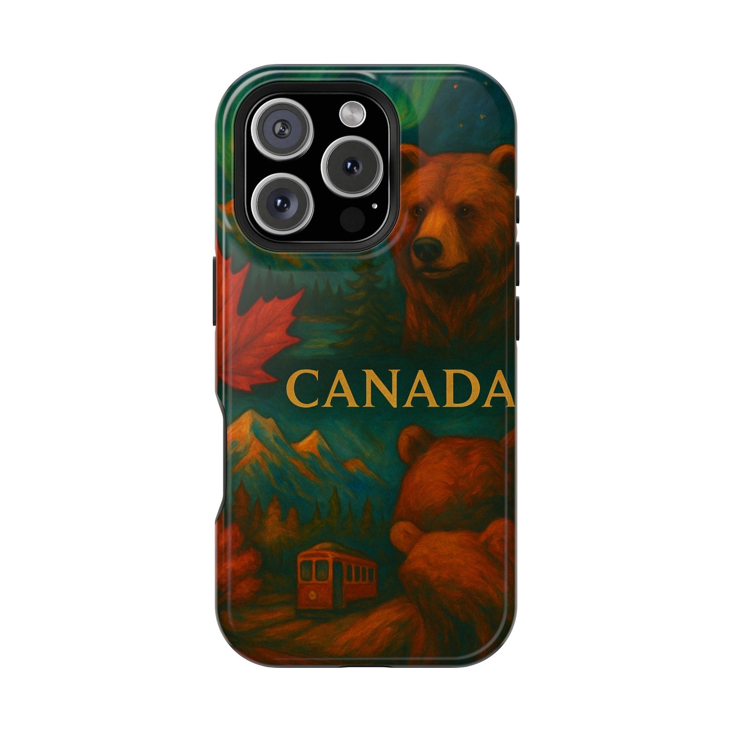 "Funda Magnética Reforzada Magnética Reforzada Canadá: Naturaleza Majestuosa y Espíritu Libre 🍁🏞️🦌"