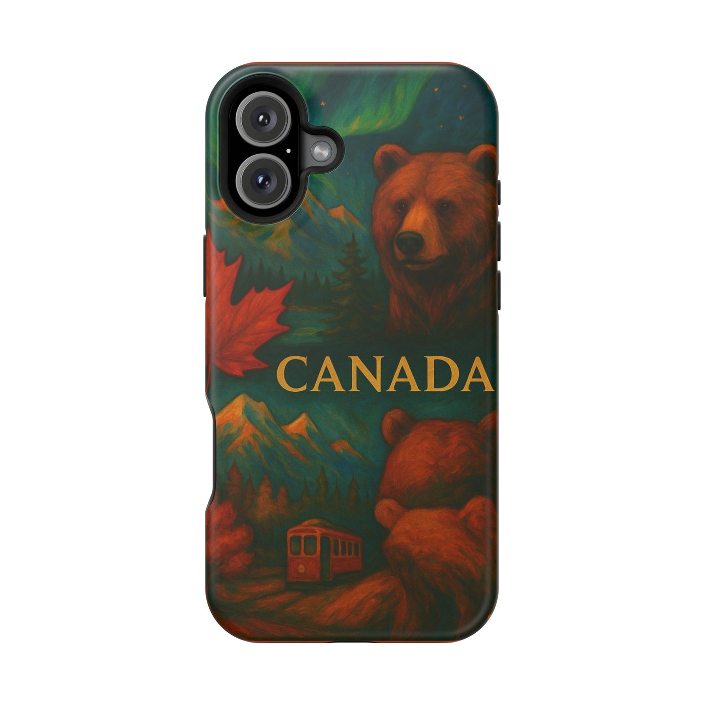"Funda Magnética Reforzada Magnética Reforzada Canadá: Naturaleza Majestuosa y Espíritu Libre 🍁🏞️🦌"