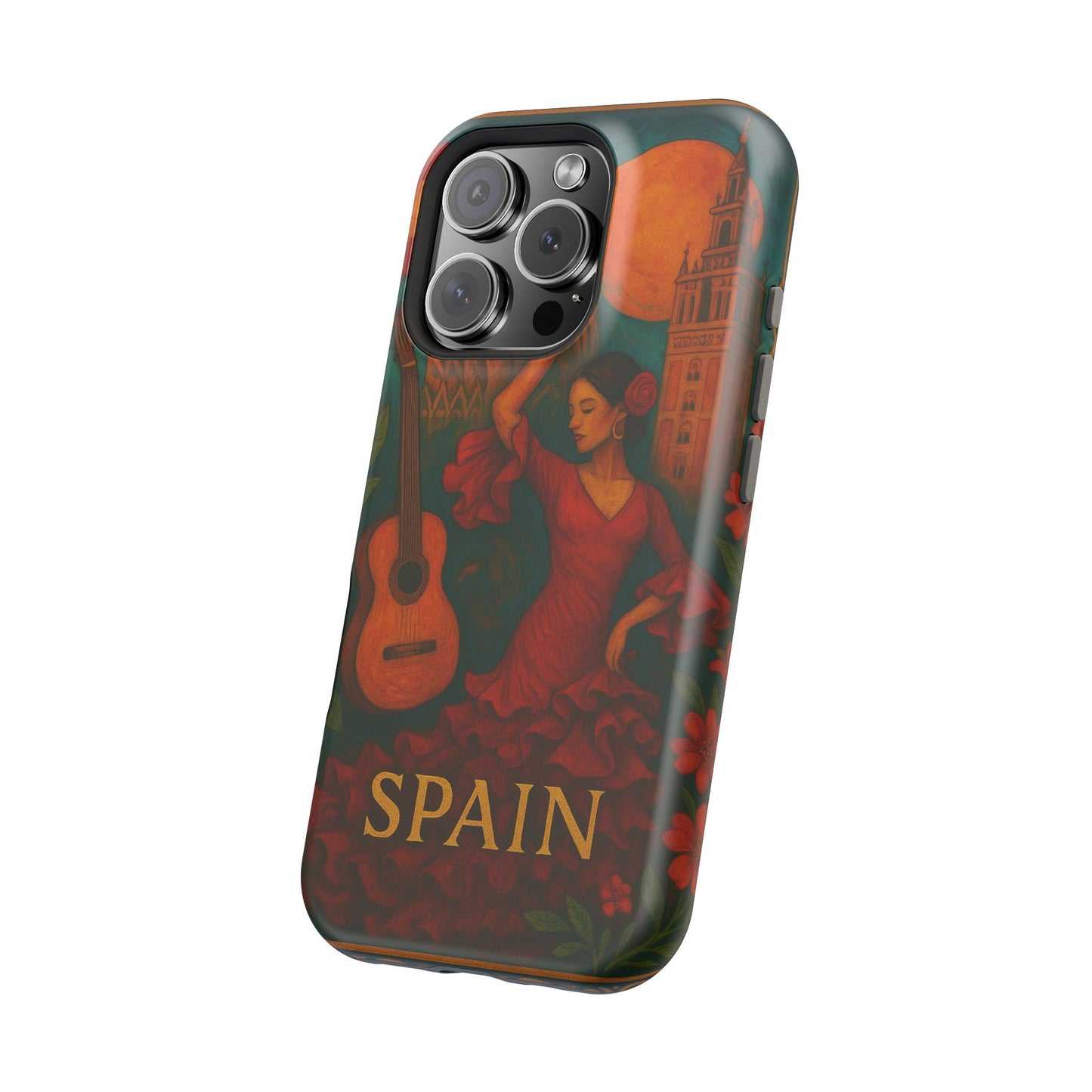 "Funda Magnética Reforzada Magnética Reforzada España: Pasión, Arte y Sabores que Enamoran 🎨💃🍷"