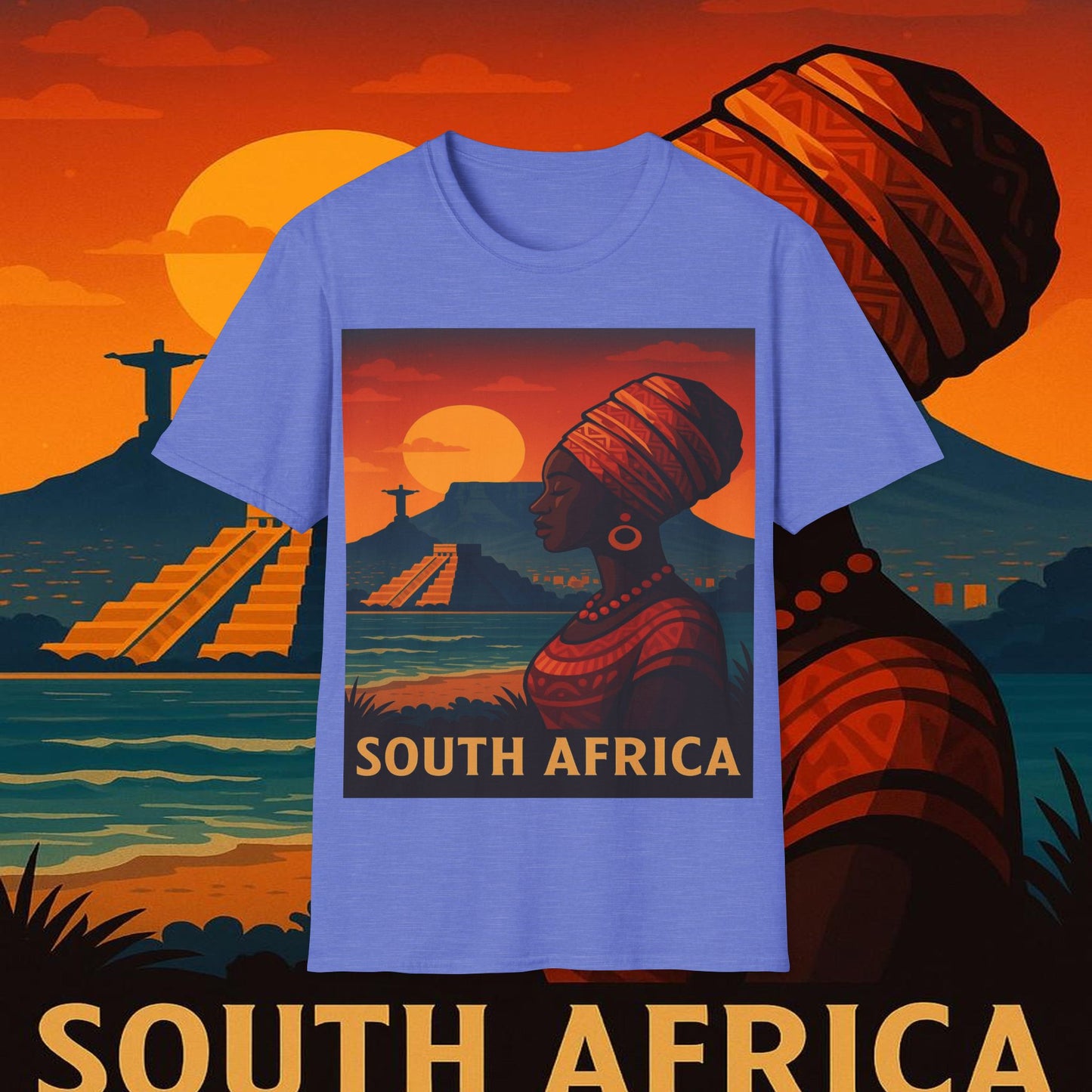 "Camiseta Sudáfrica 🌍 – Un mundo de aventuras y diversidad"