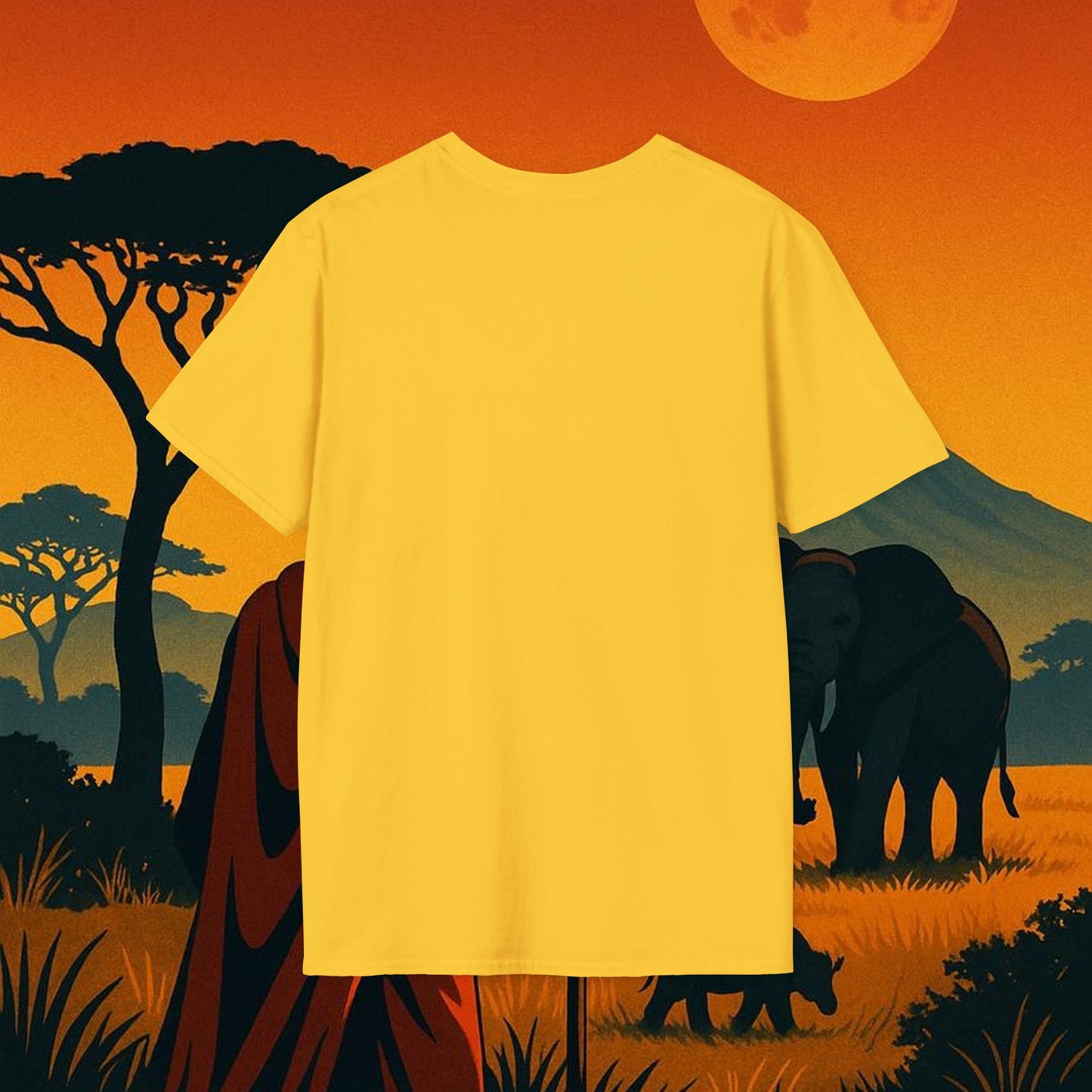 "Camiseta Kenia: Aventura Salvaje y Tierra de Horizontes Infinitos 🦁🌄🏕️"
