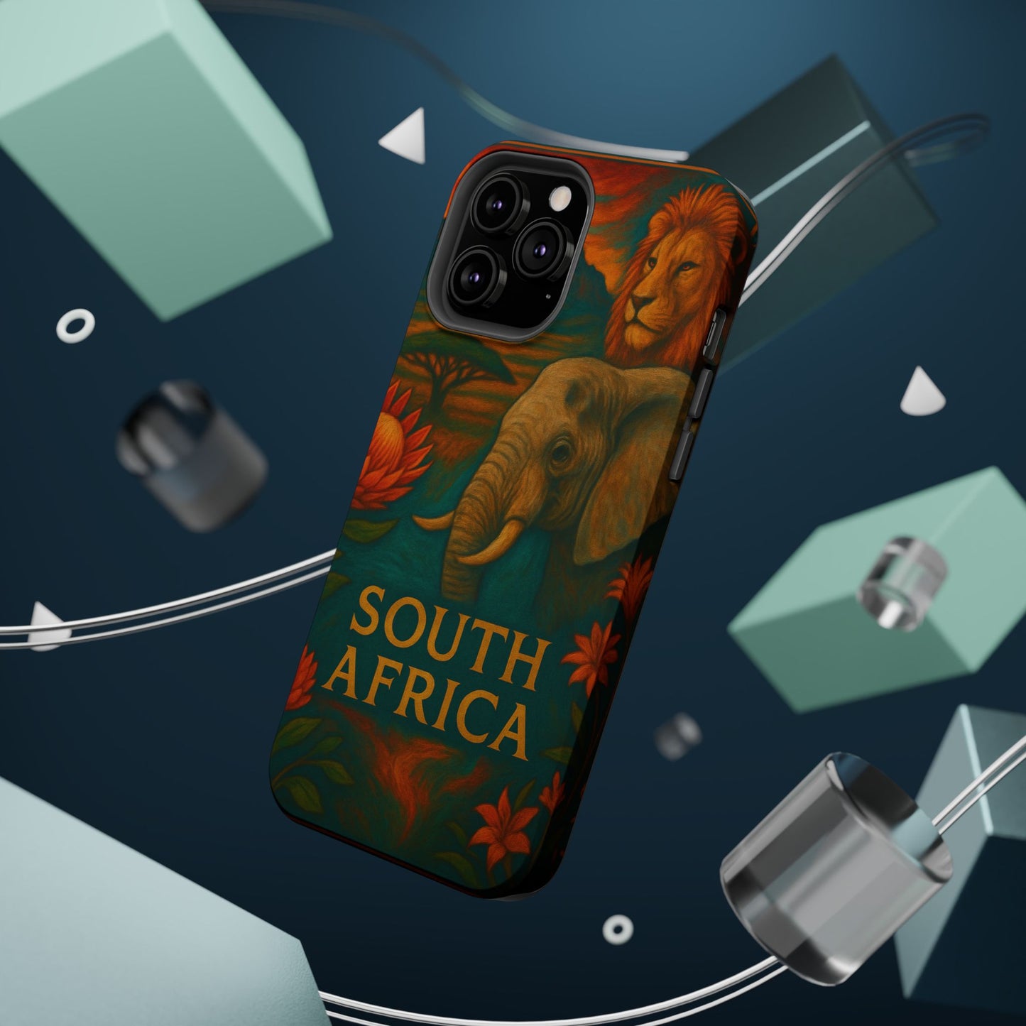 "Funda Magnética Reforzada Magnética Reforzada Sudáfrica 🌍 – Un mundo de aventuras y diversidad"