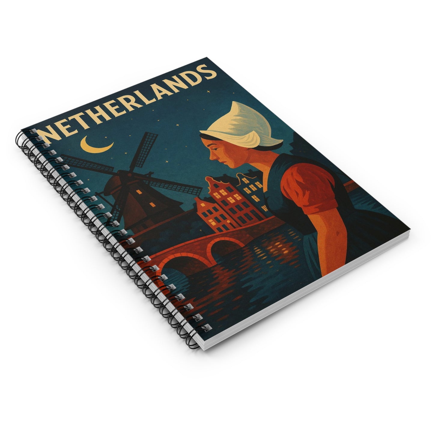 "libreta paises bajos✨ – Tierra de tulipanes, molinos y canales mágicos"