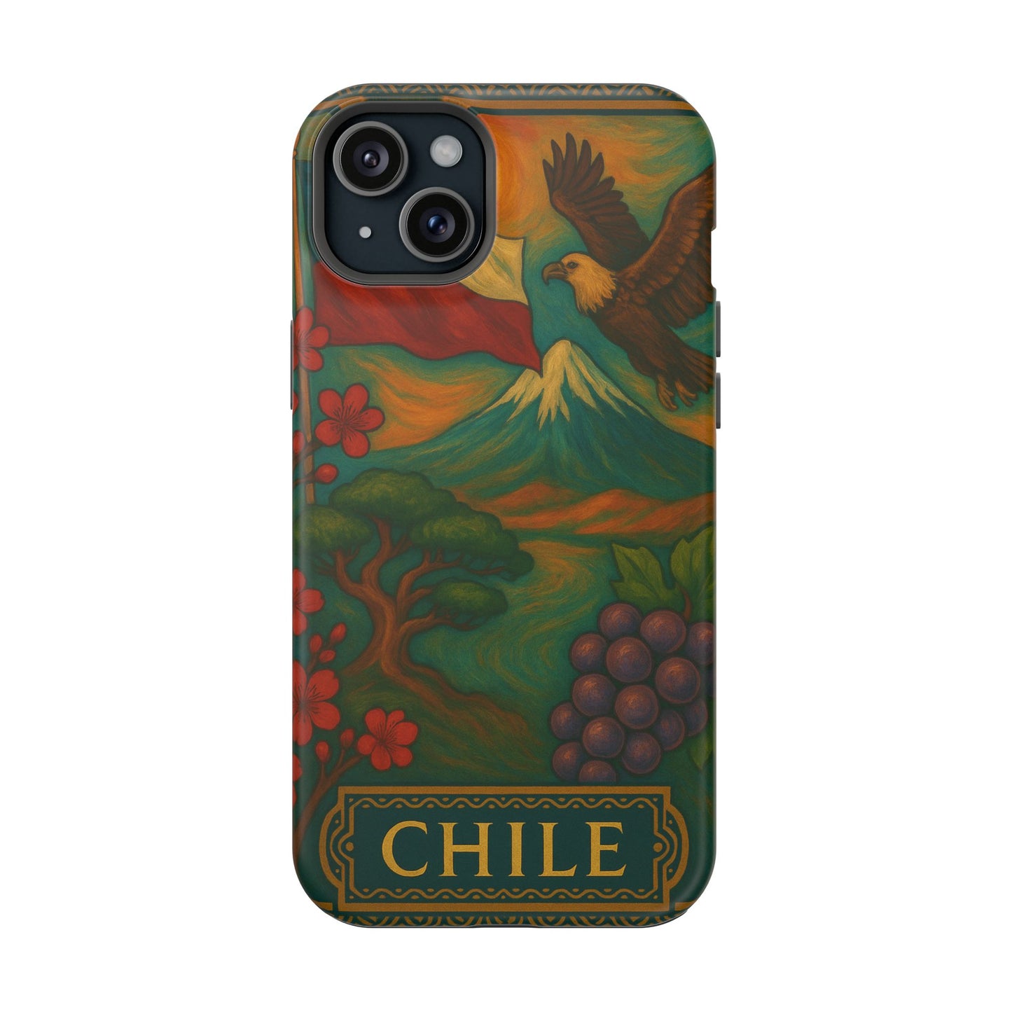 "Funda Magnética Reforzada Magnética Reforzada Chile: Naturaleza Indómita y Horizontes Eternos 🏔️🍇🏜️"