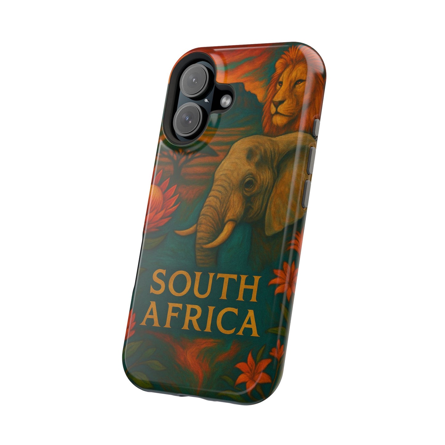 "Funda Magnética Reforzada Magnética Reforzada Sudáfrica 🌍 – Un mundo de aventuras y diversidad"