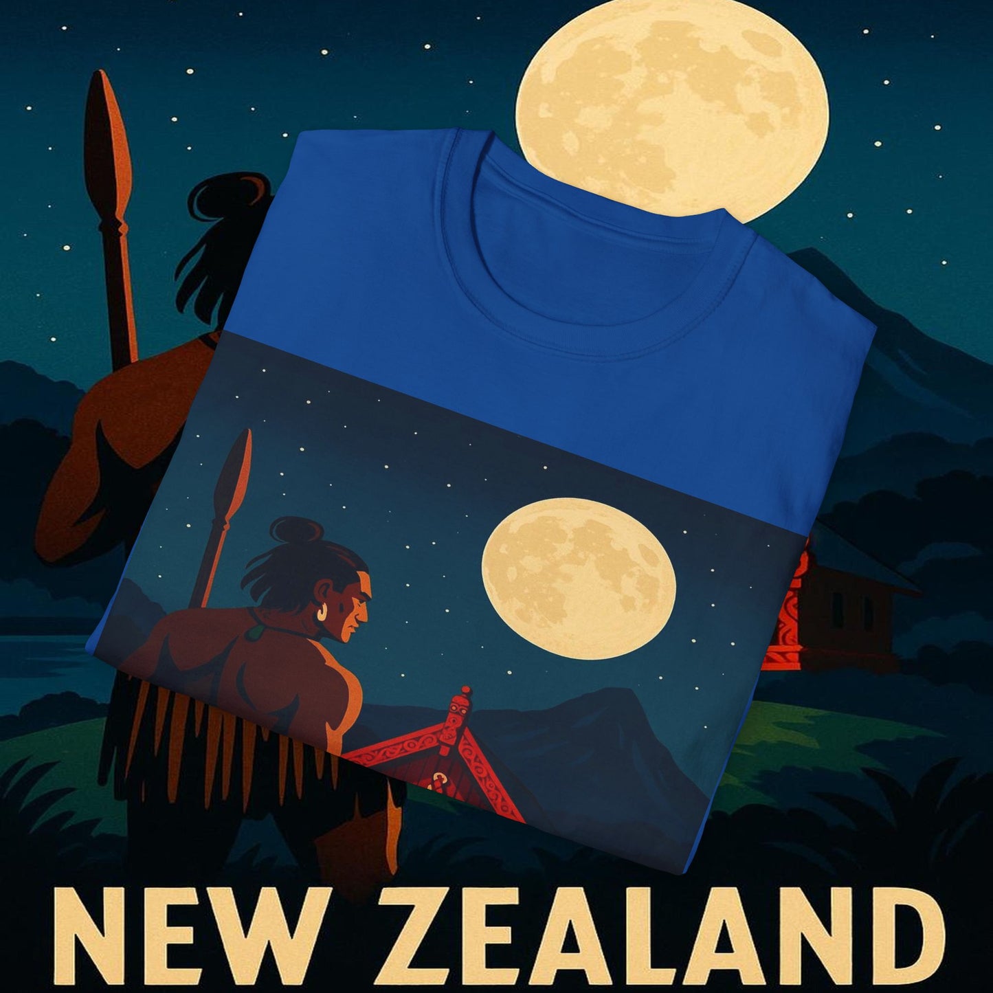 "Camiseta Nueva Zelanda 🏞️ – El paraíso de la naturaleza y la aventura"