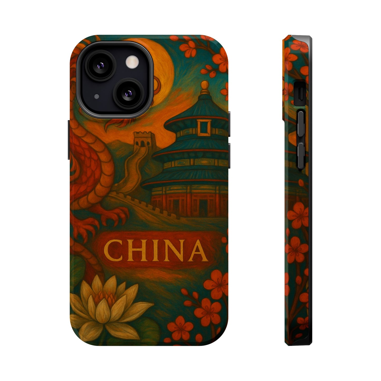 "Funda Magnética Reforzada Magnética Reforzada China – Dragones, murallas y leyendas eternas"