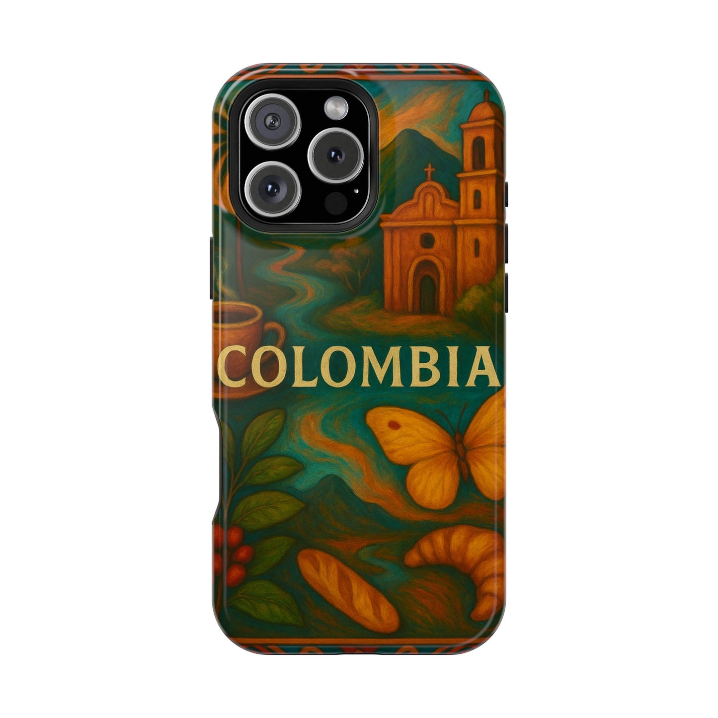 "Funda Magnética Reforzada Colombia: Magia de Colores, Café y Tradición ☕🎨🌄"