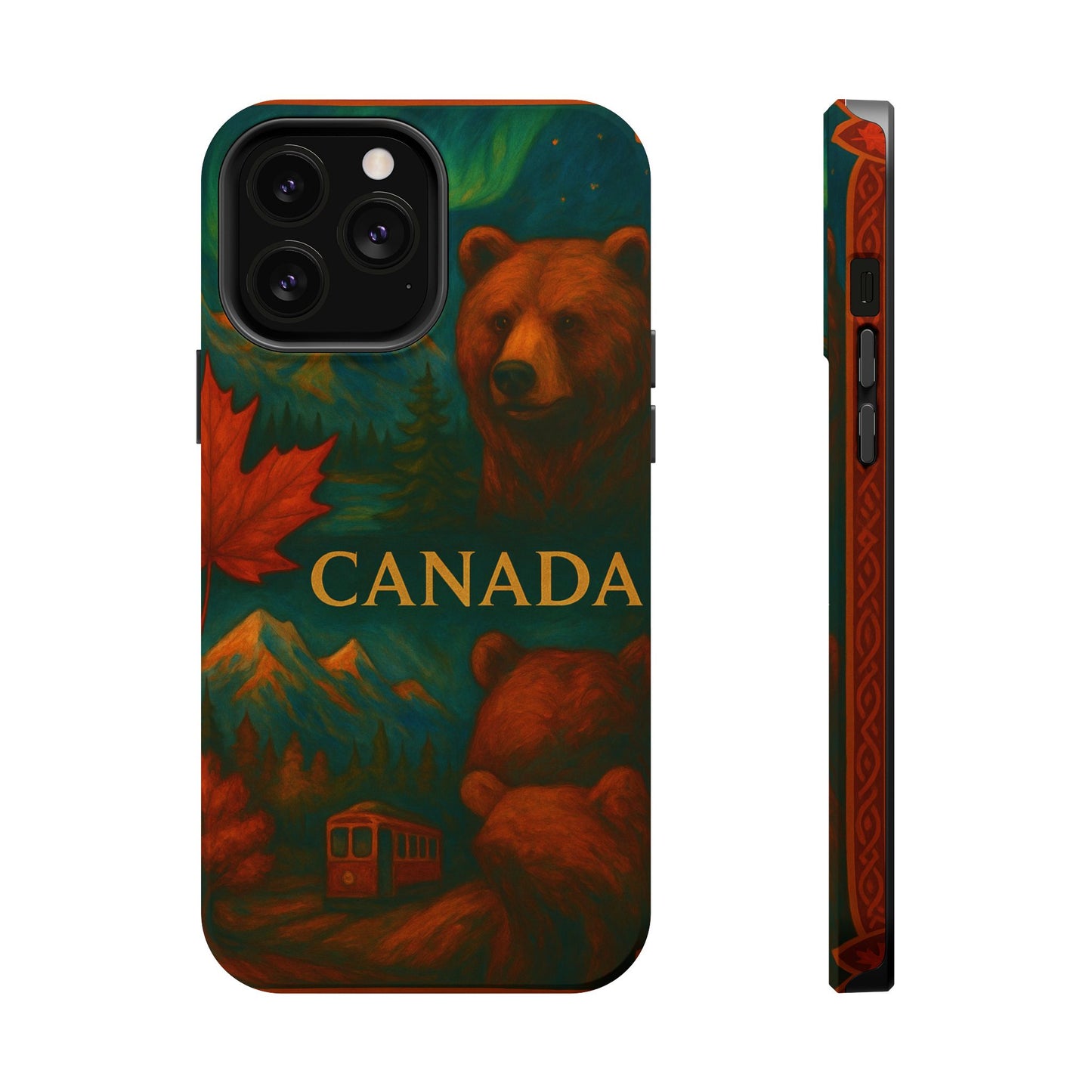 "Funda Magnética Reforzada Magnética Reforzada Canadá: Naturaleza Majestuosa y Espíritu Libre 🍁🏞️🦌"