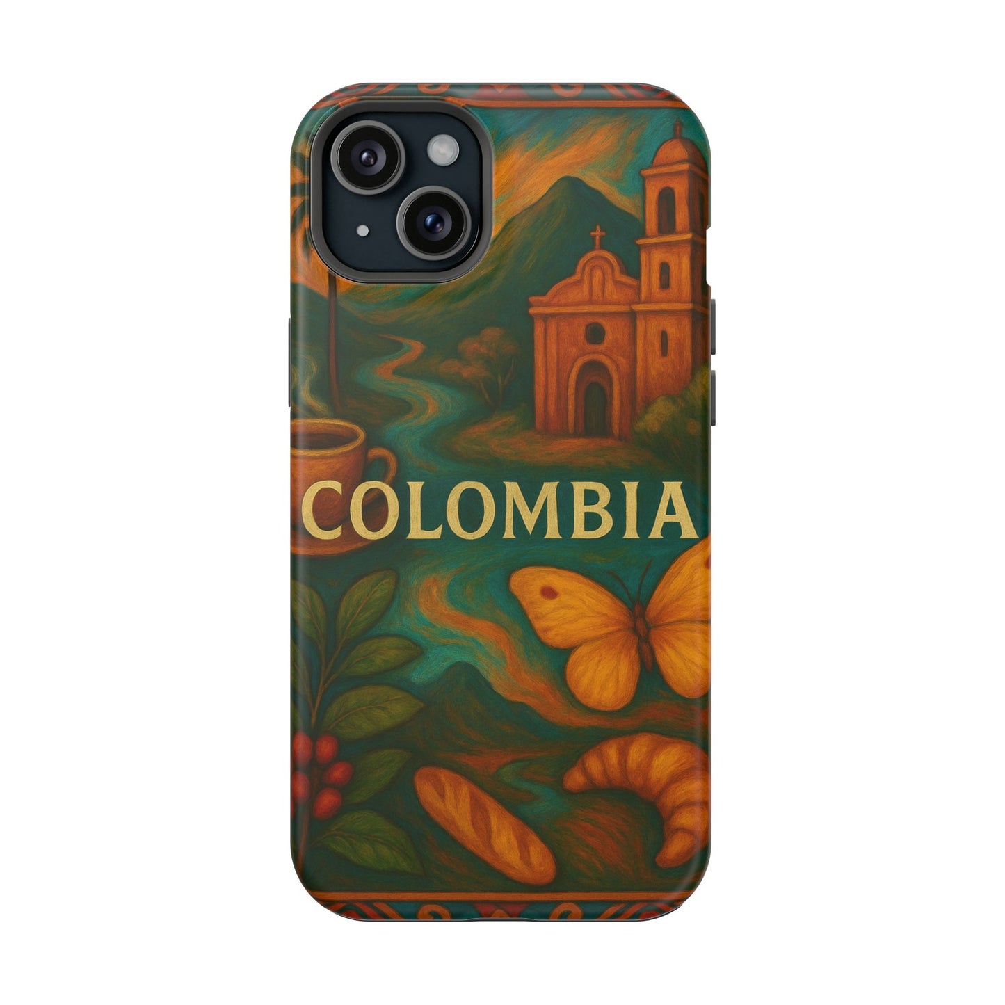 "Funda Magnética Reforzada Colombia: Magia de Colores, Café y Tradición ☕🎨🌄"