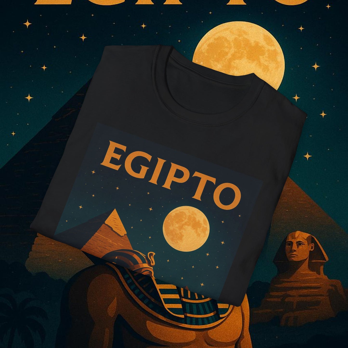 "Camiseta Egipto Misterio Dorado del Nilo 🏺🌅🐫"