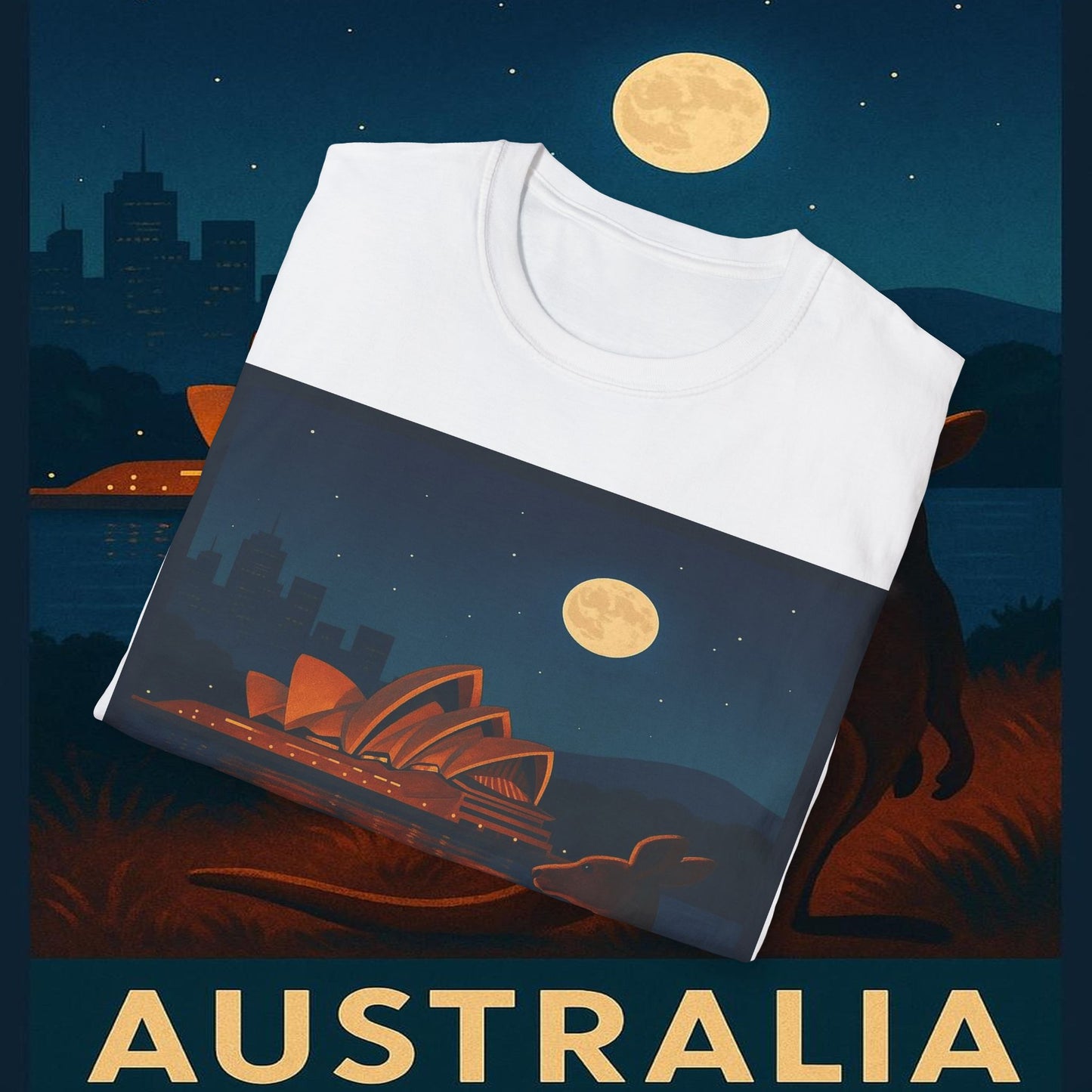 "Camiseta Australia 🌞 – Tierra de maravillas naturales y espíritu libre"