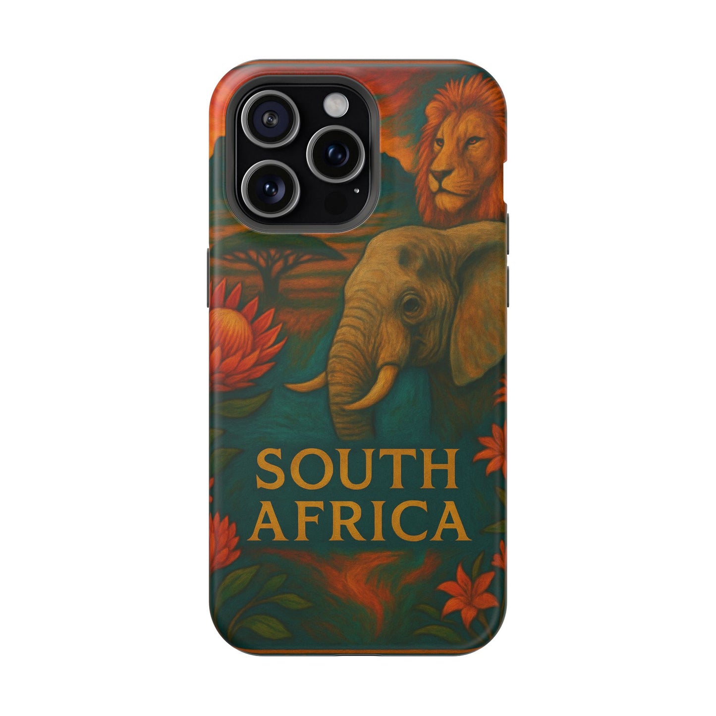 "Funda Magnética Reforzada Magnética Reforzada Sudáfrica 🌍 – Un mundo de aventuras y diversidad"