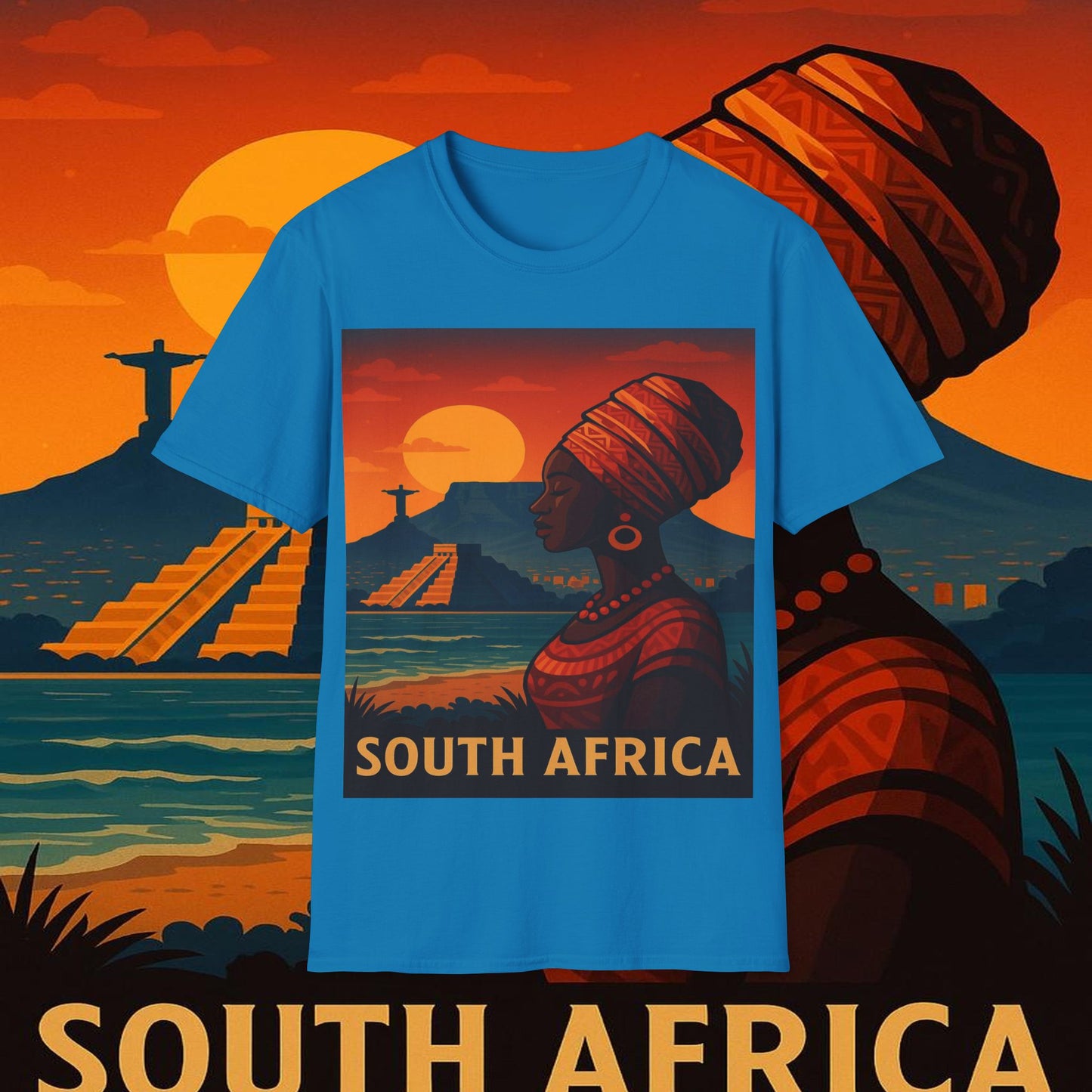 "Camiseta Sudáfrica 🌍 – Un mundo de aventuras y diversidad"