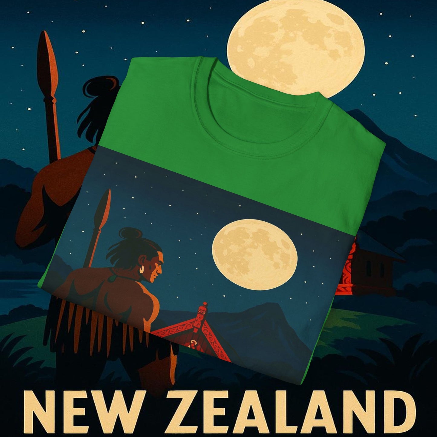 "Camiseta Nueva Zelanda 🏞️ – El paraíso de la naturaleza y la aventura"