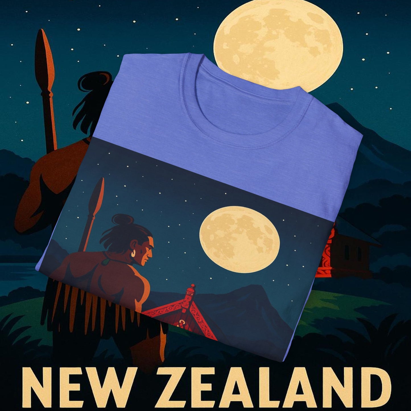 "Camiseta Nueva Zelanda 🏞️ – El paraíso de la naturaleza y la aventura"