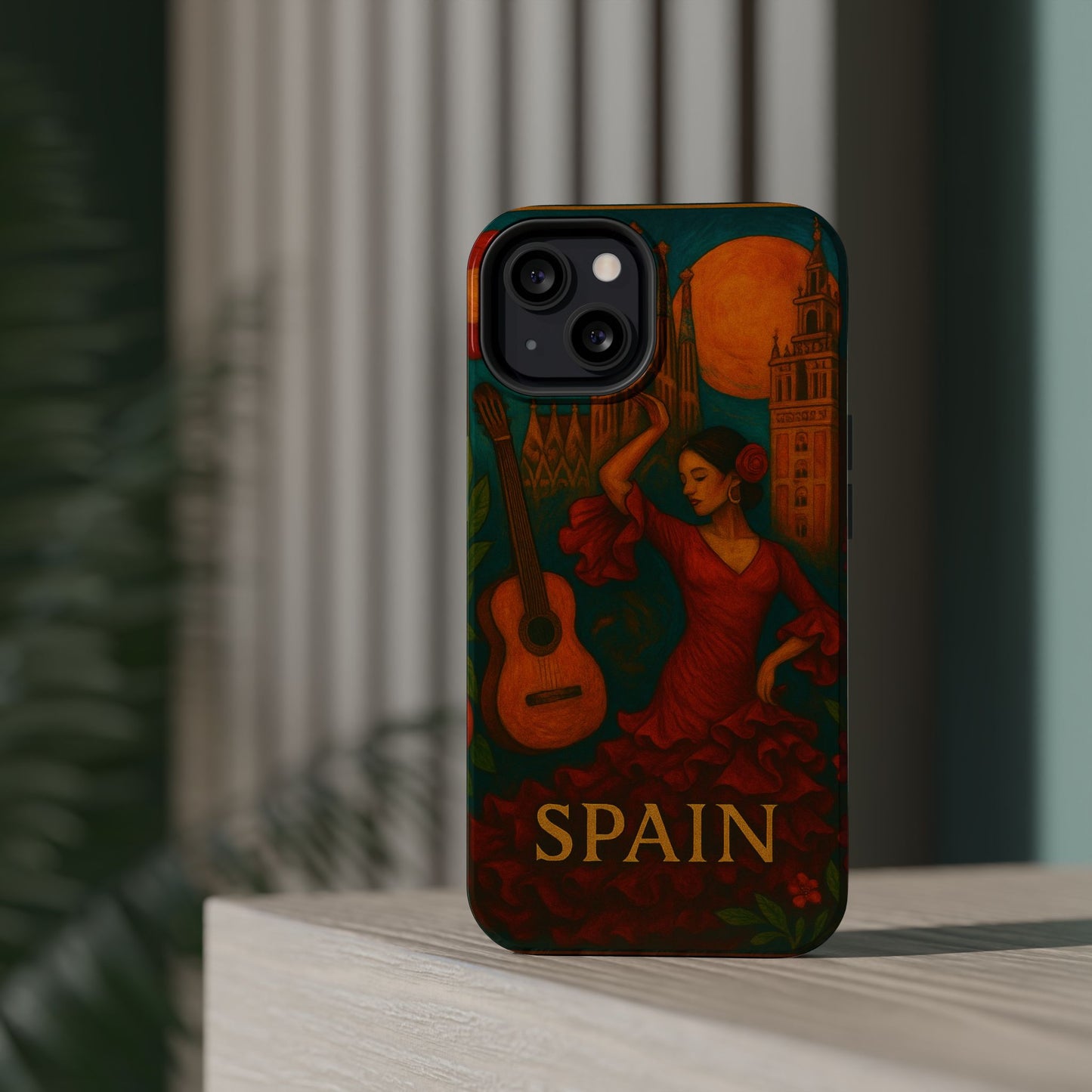 "Funda Magnética Reforzada Magnética Reforzada España: Pasión, Arte y Sabores que Enamoran 🎨💃🍷"