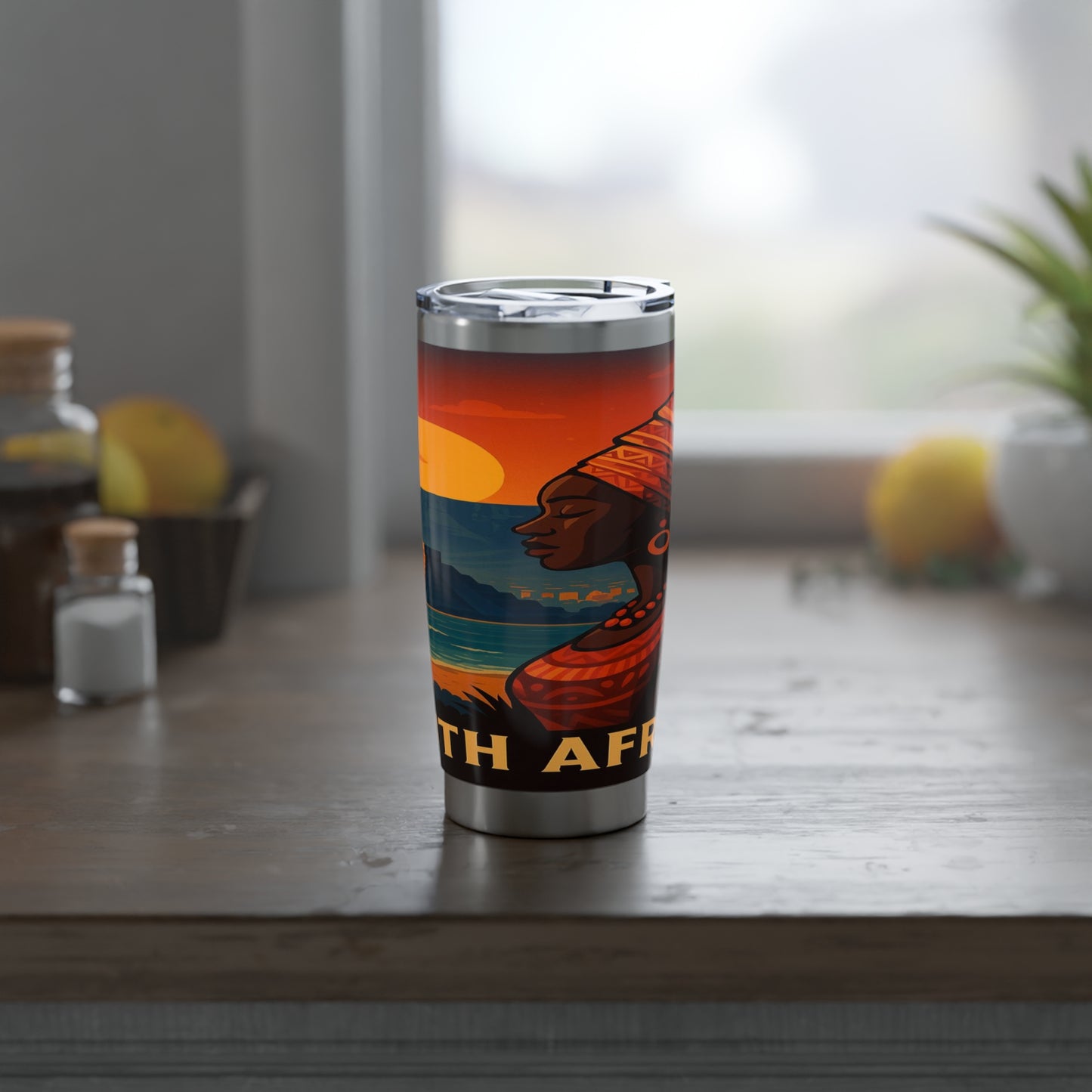 "Vaso Térmico Vagabond 20oz Sudáfrica 🌍 – Un mundo de aventuras y diversidad"