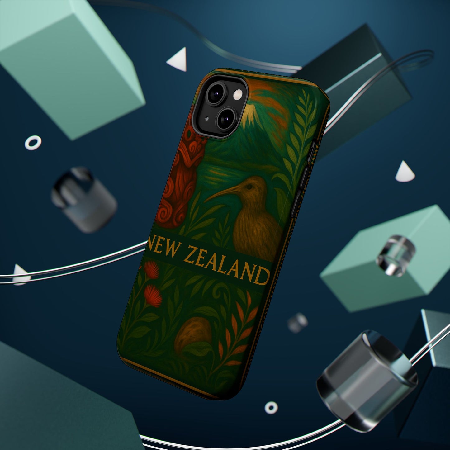 "Funda Magnética Reforzada Magnética Reforzada Nueva Zelanda🏞️ – El paraíso de la naturaleza y la aventura"