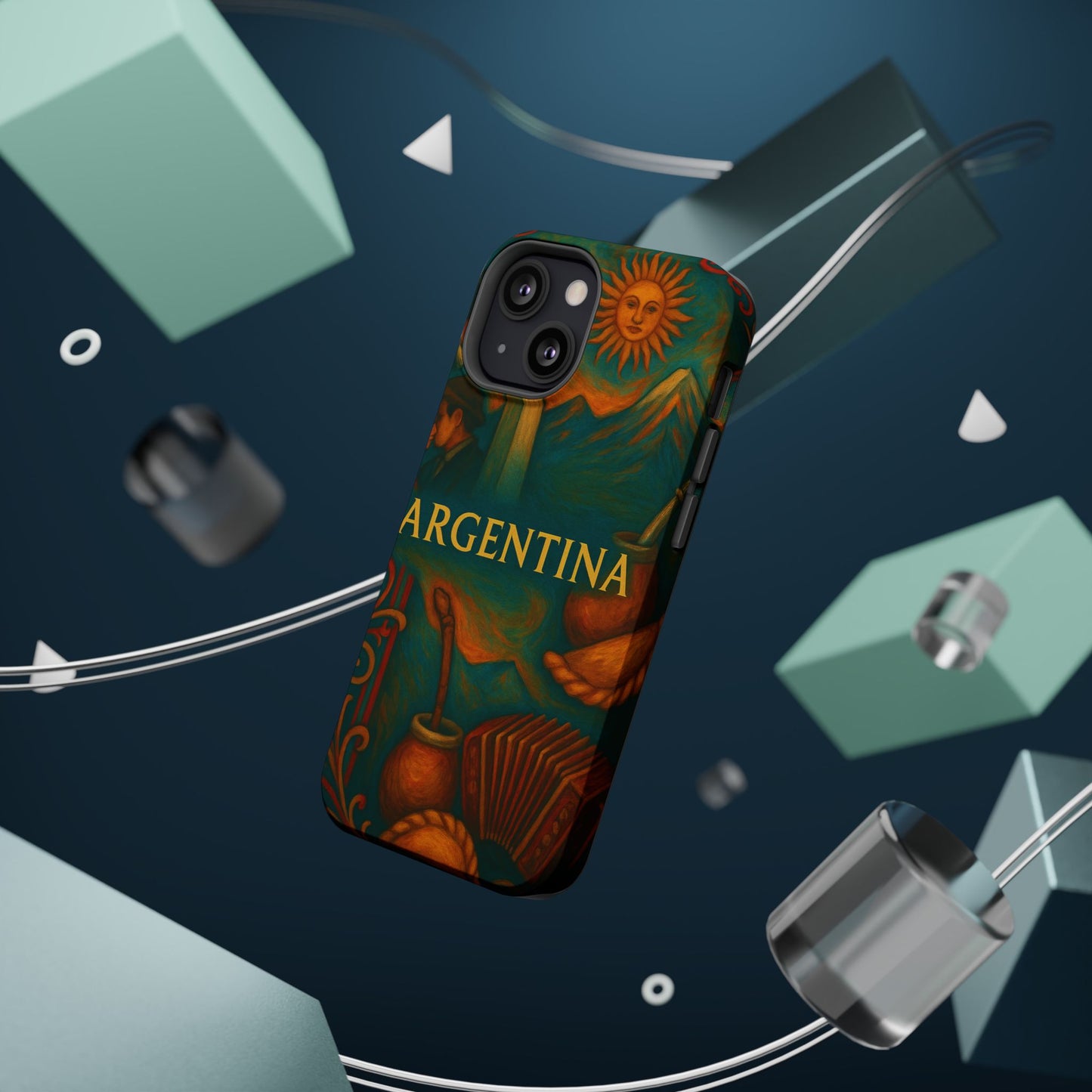 "Funda Magnética Reforzada Argentina: Pasión, Tradición y Tierra de Sueños🔥🏞️"