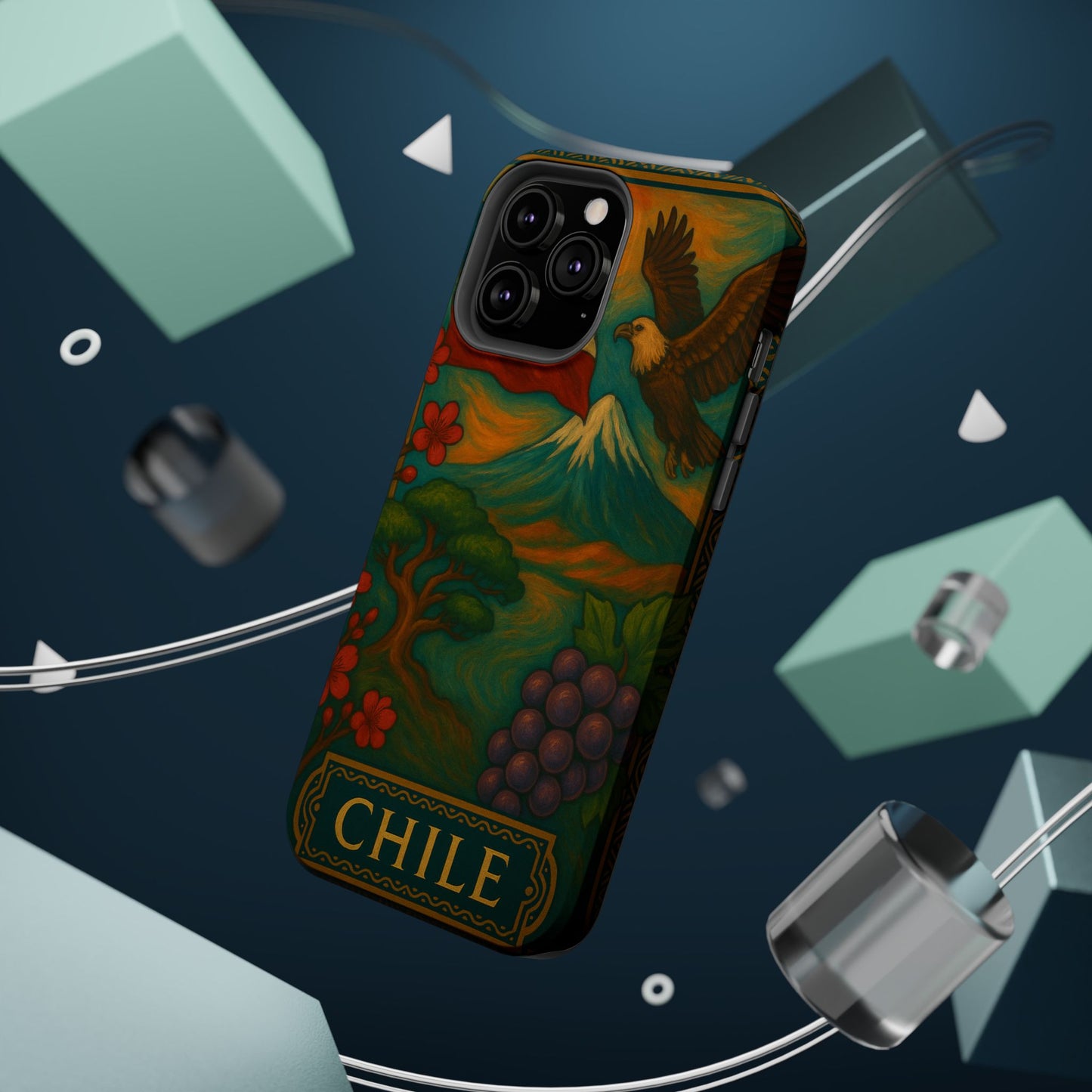 "Funda Magnética Reforzada Magnética Reforzada Chile: Naturaleza Indómita y Horizontes Eternos 🏔️🍇🏜️"