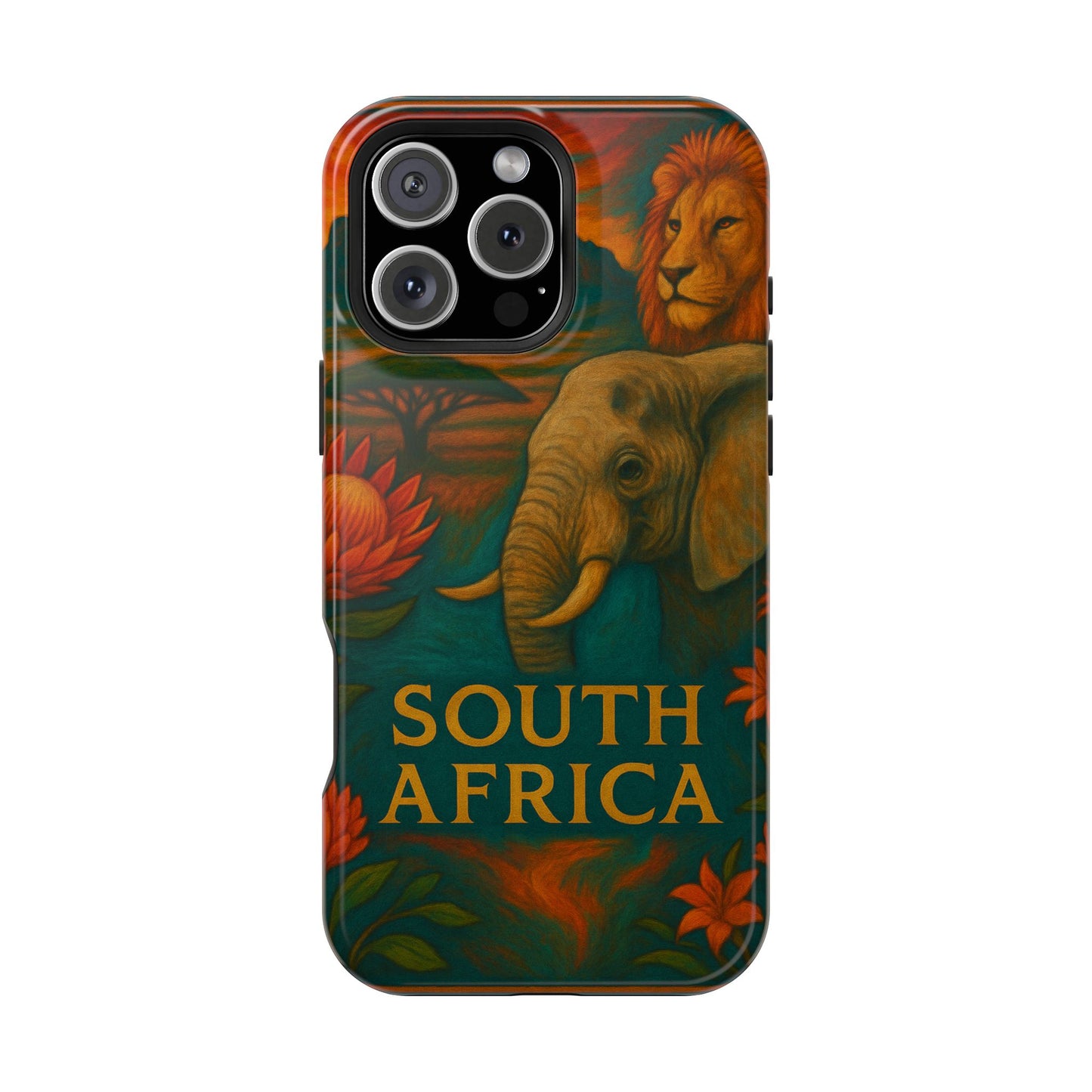 "Funda Magnética Reforzada Magnética Reforzada Sudáfrica 🌍 – Un mundo de aventuras y diversidad"