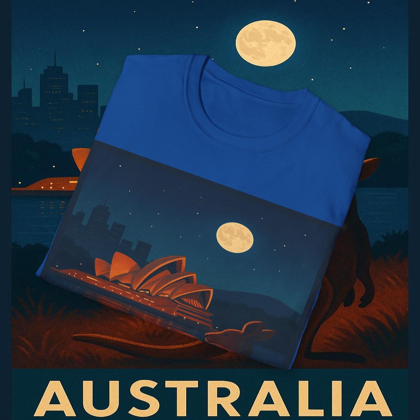 "Camiseta Australia 🌞 – Tierra de maravillas naturales y espíritu libre"