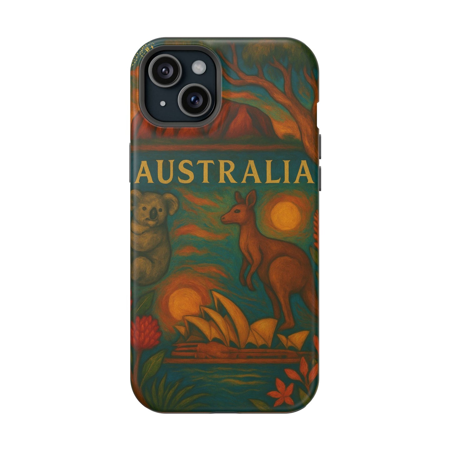 "Funda Magnética Reforzada Magnética Reforzada Australia🌞 – Tierra de maravillas naturales y espíritu libre"