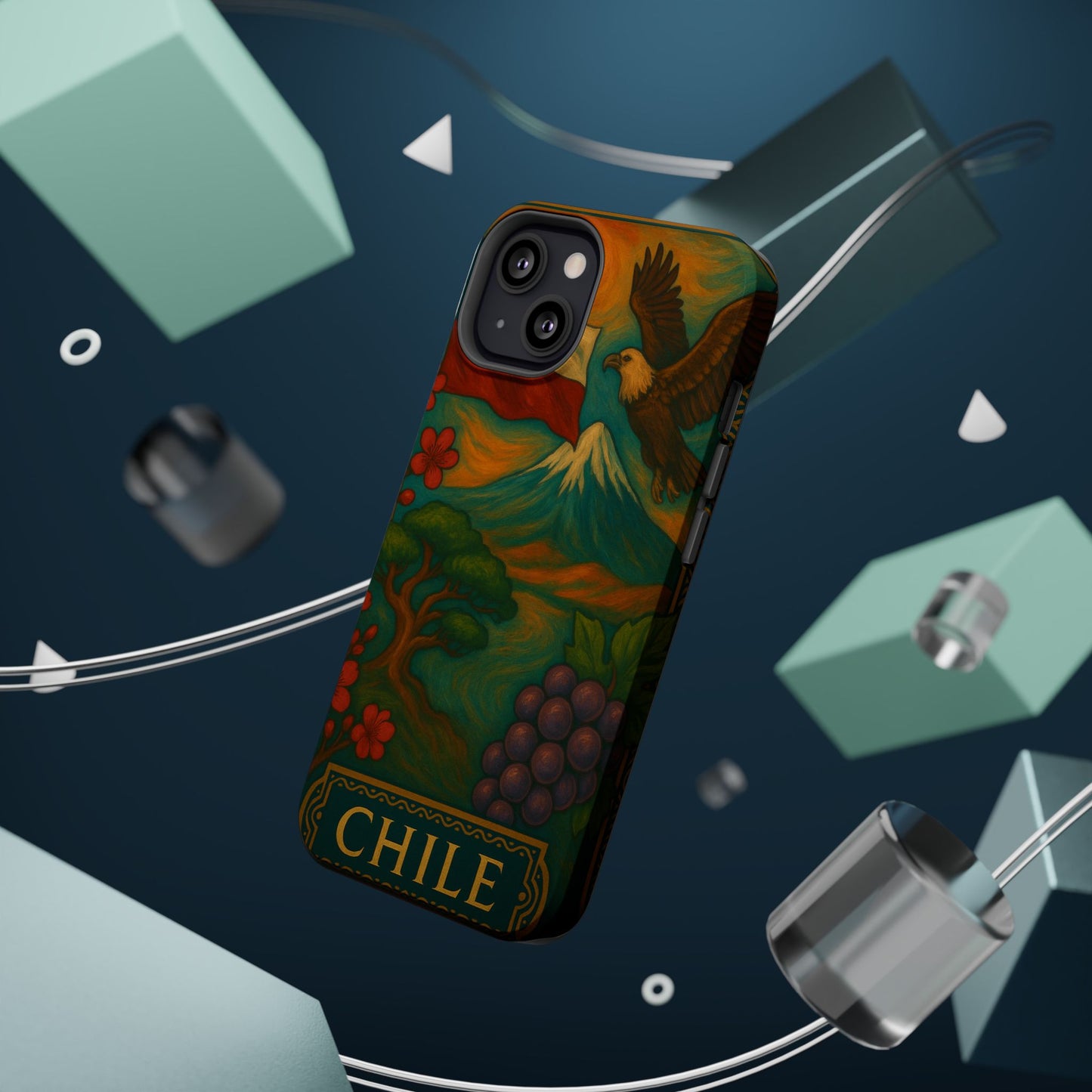 "Funda Magnética Reforzada Magnética Reforzada Chile: Naturaleza Indómita y Horizontes Eternos 🏔️🍇🏜️"